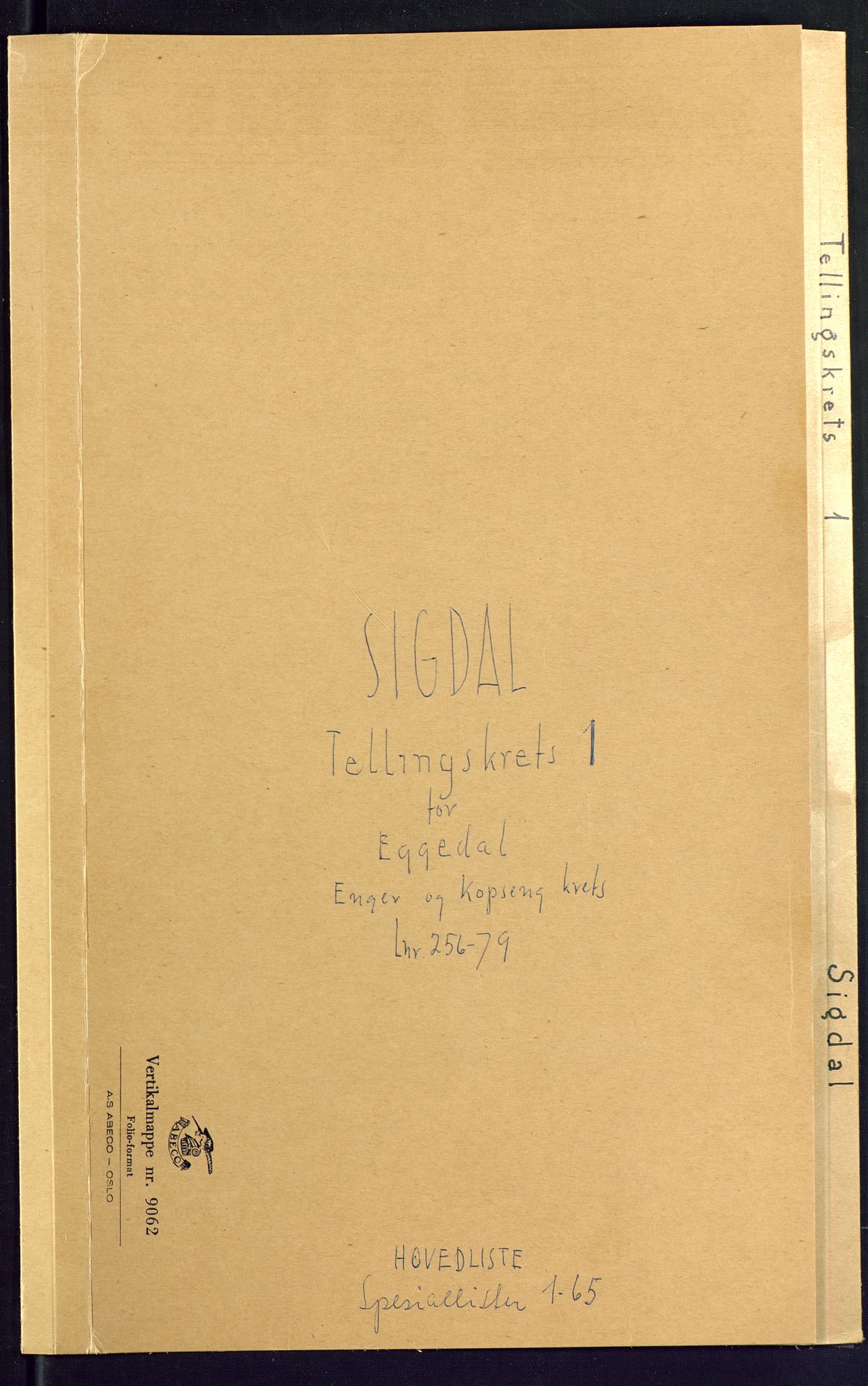 SAKO, Folketelling 1875 for 0621P Sigdal prestegjeld, 1875, s. 53