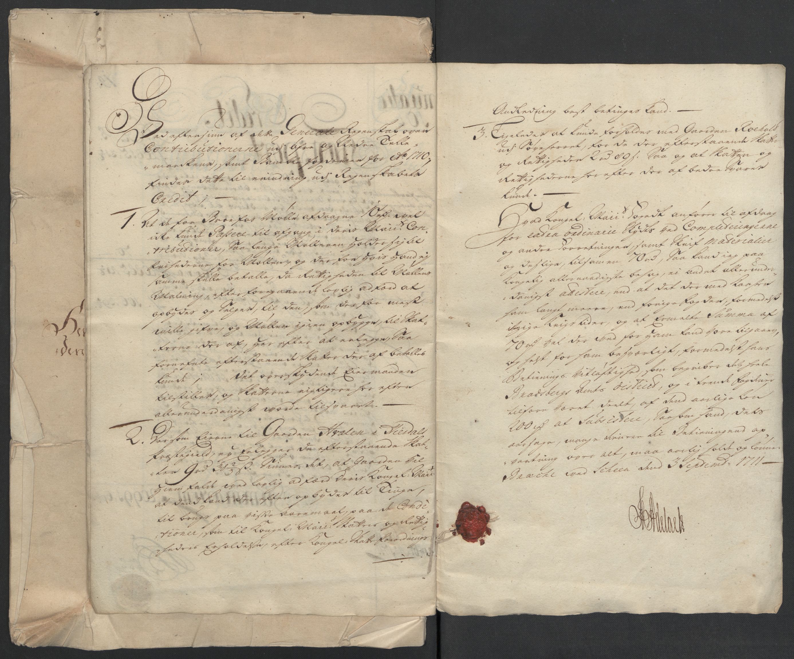 Rentekammeret inntil 1814, Reviderte regnskaper, Fogderegnskap, AV/RA-EA-4092/R36/L2119: Fogderegnskap Øvre og Nedre Telemark og Bamble, 1710, s. 23