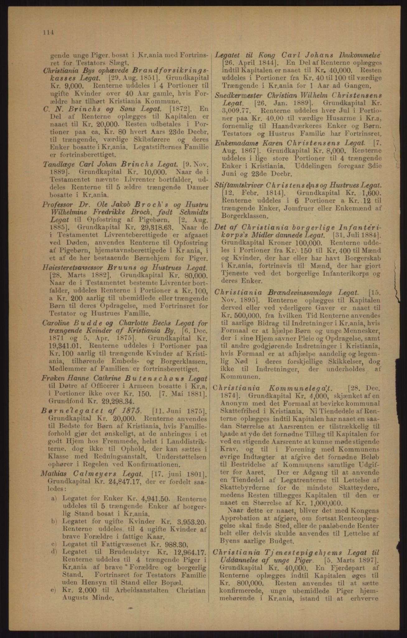 Kristiania/Oslo adressebok, PUBL/-, 1905, s. 114