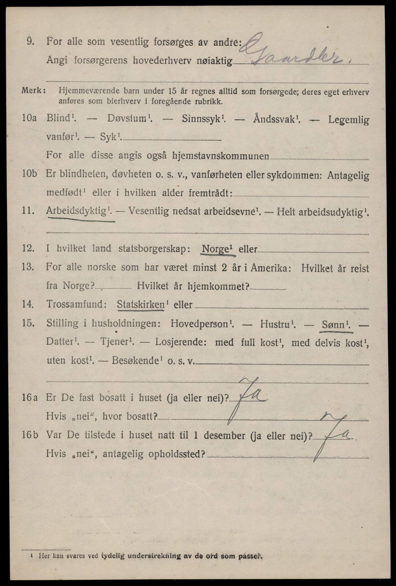 SAKO, Folketelling 1920 for 0827 Hjartdal herred, 1920, s. 1877