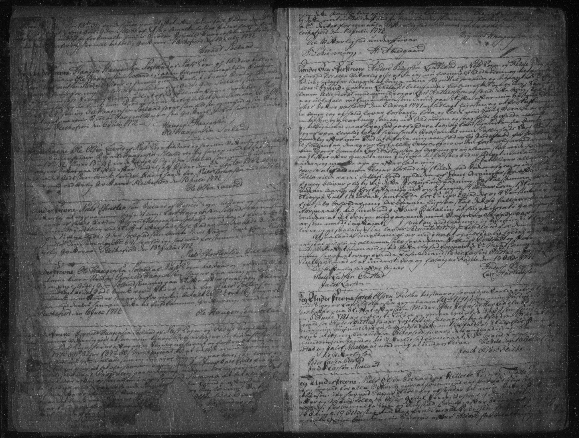Lister sorenskriveri, SAK/1221-0003/G/Gb/L0014: Pantebok nr. 8, 1772-1779, s. 2