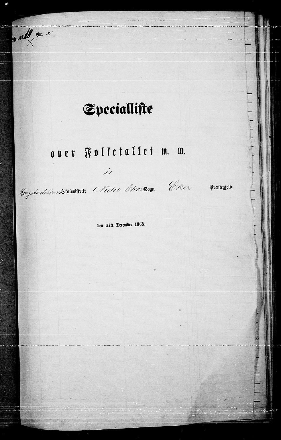 RA, Folketelling 1865 for 0624P Eiker prestegjeld, 1865, s. 321