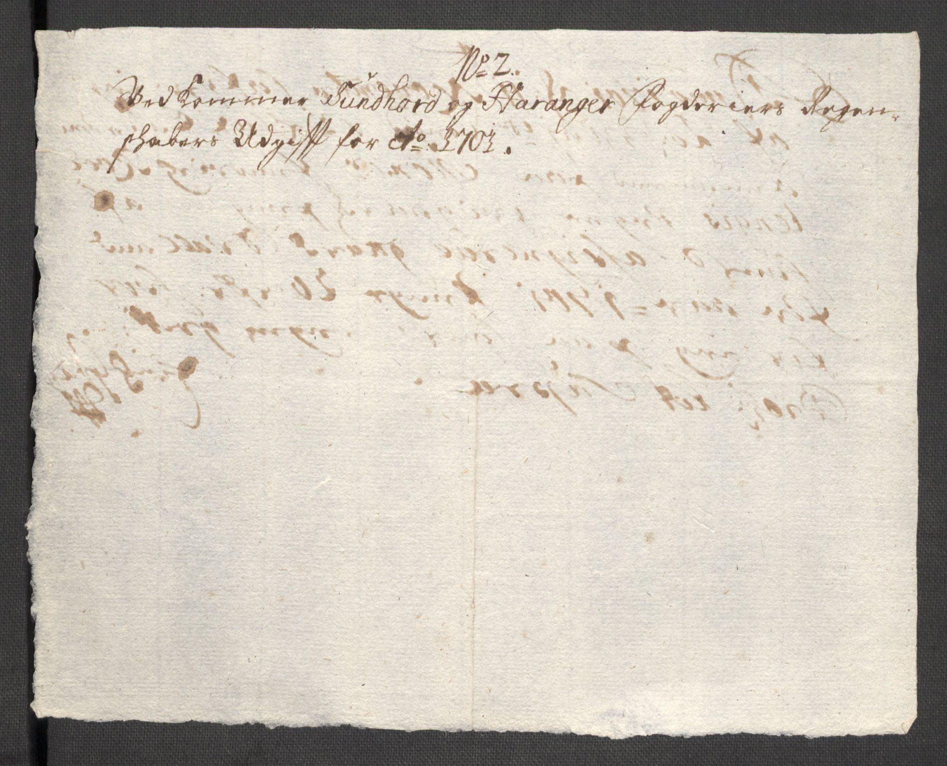 Rentekammeret inntil 1814, Reviderte regnskaper, Fogderegnskap, RA/EA-4092/R48/L2979: Fogderegnskap Sunnhordland og Hardanger, 1700-1701, s. 467