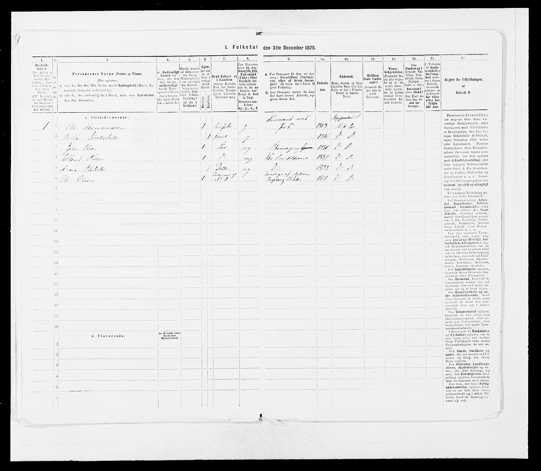 SAB, Folketelling 1875 for 1417P Vik prestegjeld, 1875, s. 513