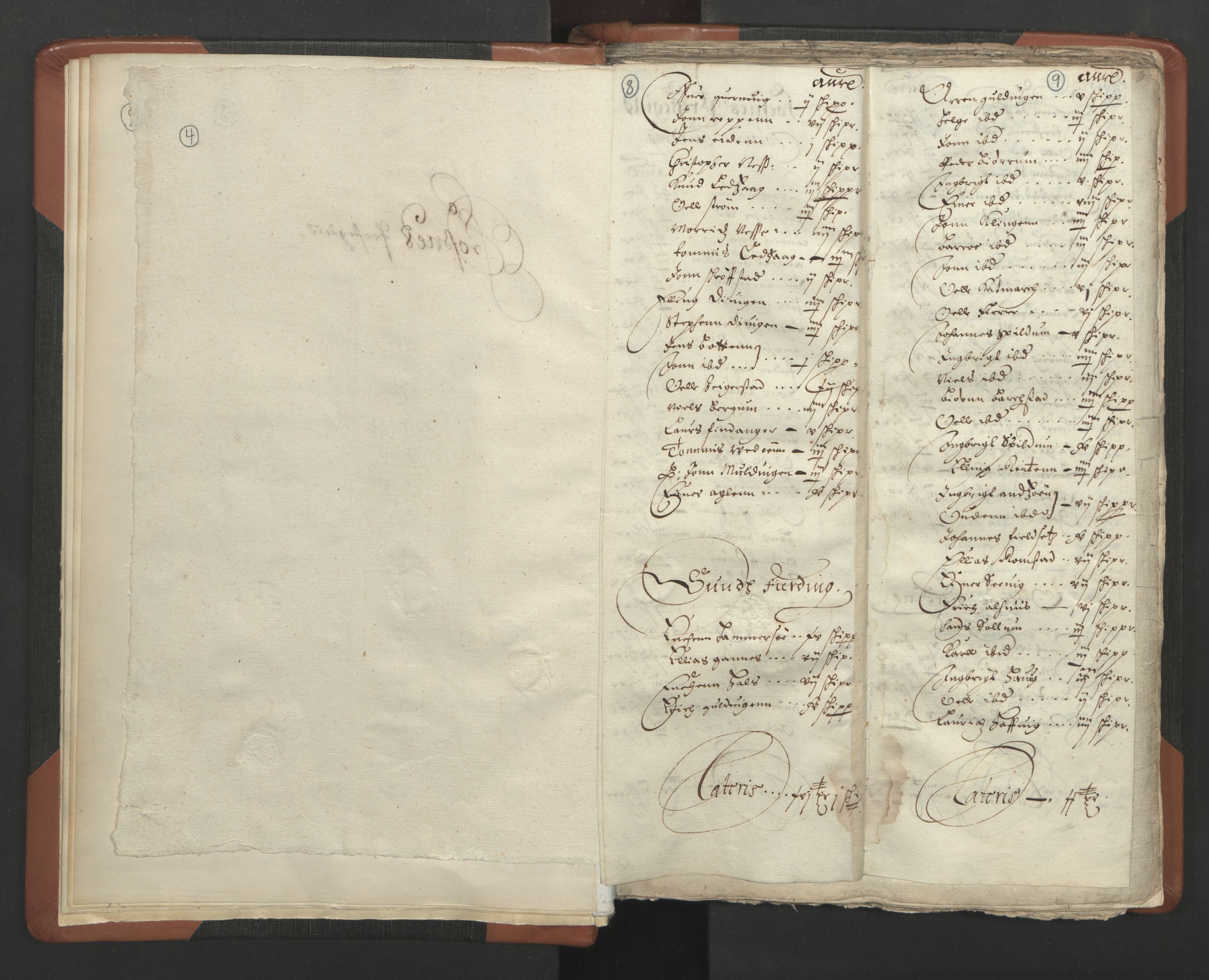 RA, Sogneprestenes manntall 1664-1666, nr. 34: Namdal prosti, 1664-1666, s. 8-9