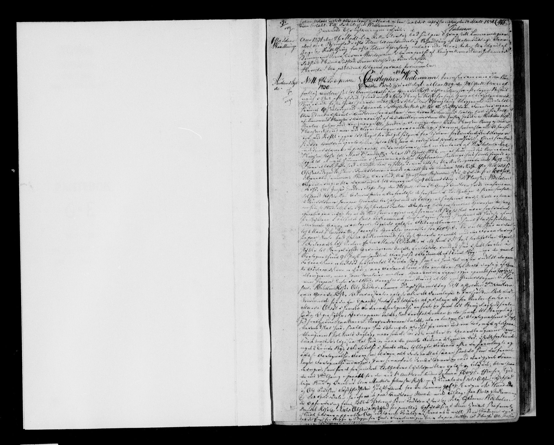 Toten tingrett, SAH/TING-006/H/Hb/Hba/L0006b: Pantebok nr. 6b, 1831-1835, s. 465
