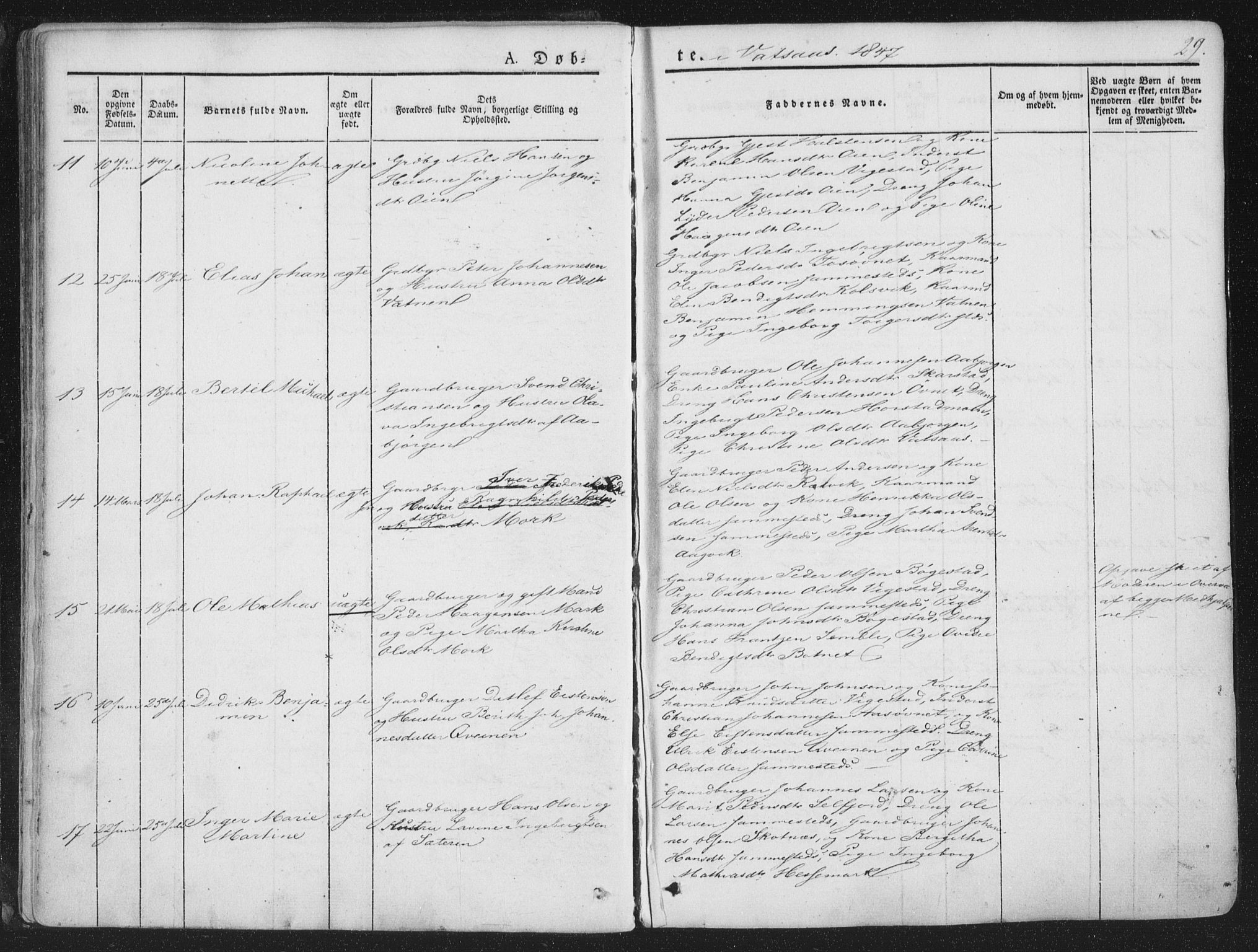 Ministerialprotokoller, klokkerbøker og fødselsregistre - Nordland, SAT/A-1459/810/L0144: Ministerialbok nr. 810A07 /1, 1841-1862, s. 29