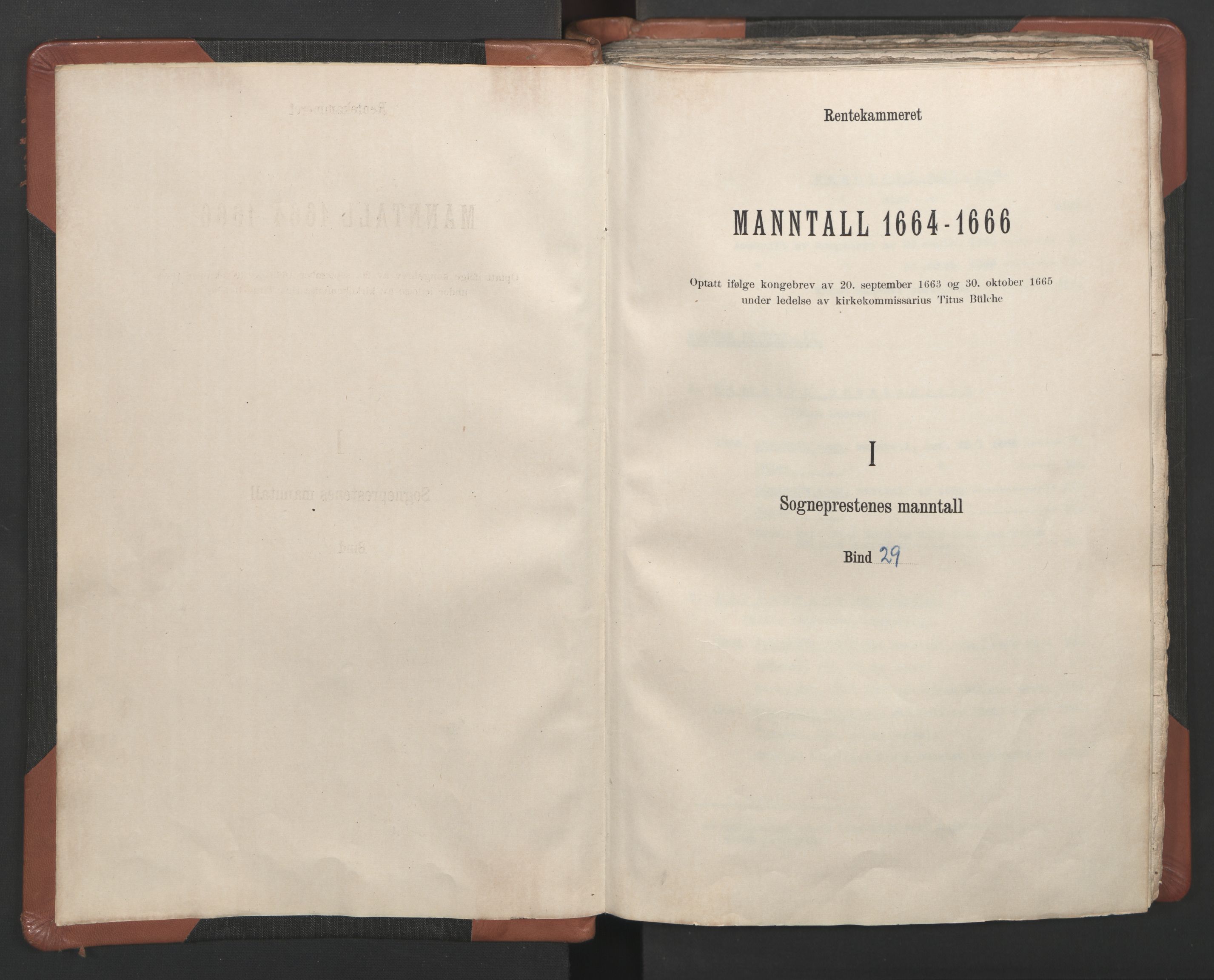 RA, Sogneprestenes manntall 1664-1666, nr. 29: Nordmøre prosti, 1664-1666