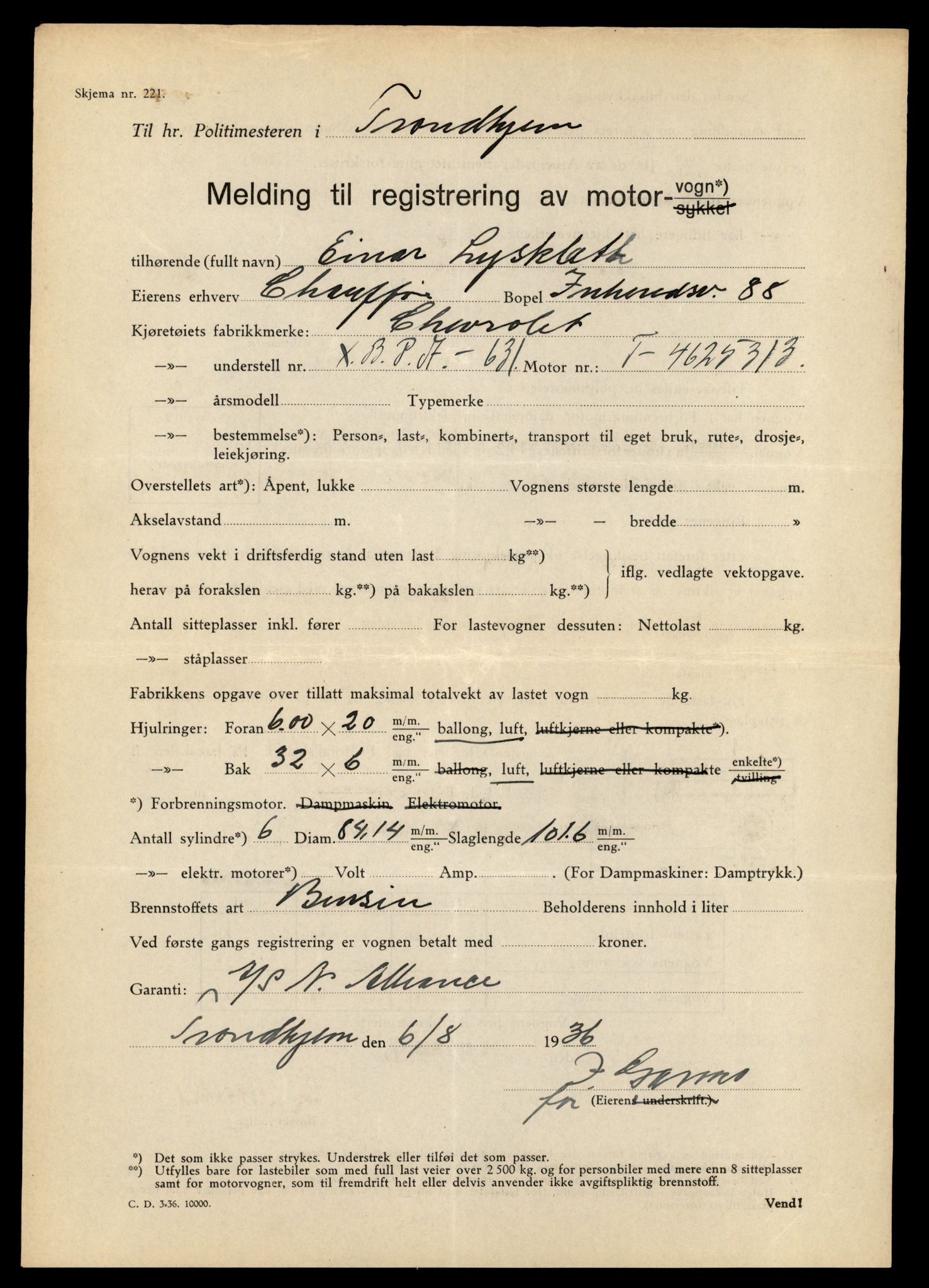 Møre og Romsdal vegkontor - Ålesund trafikkstasjon, AV/SAT-A-4099/F/Fe/L0018: Registreringskort for kjøretøy T 10091 - T 10227, 1927-1998, s. 2153