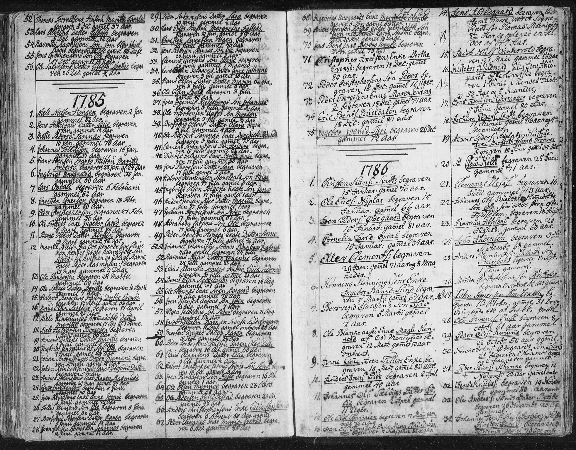 Ministerialprotokoller, klokkerbøker og fødselsregistre - Sør-Trøndelag, SAT/A-1456/681/L0926: Ministerialbok nr. 681A04, 1767-1797, s. 129