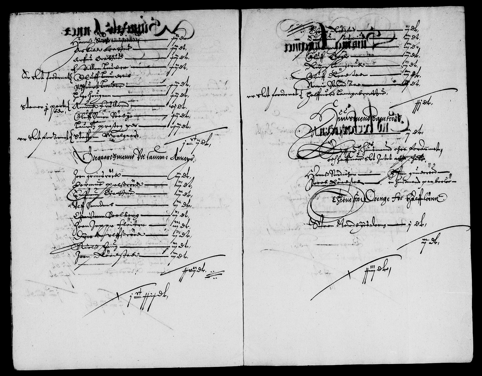 Rentekammeret inntil 1814, Reviderte regnskaper, Lensregnskaper, AV/RA-EA-5023/R/Rb/Rba/L0182: Akershus len, 1643-1645