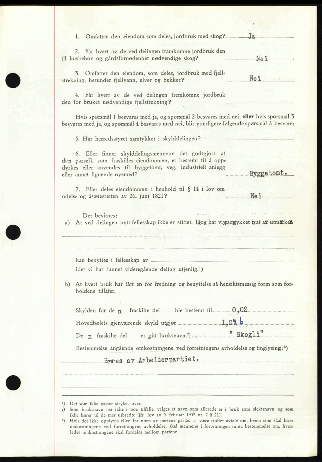 Nedenes sorenskriveri, AV/SAK-1221-0006/G/Gb/Gba/L0062: Pantebok nr. A14, 1949-1950, Dagboknr: 594/1950