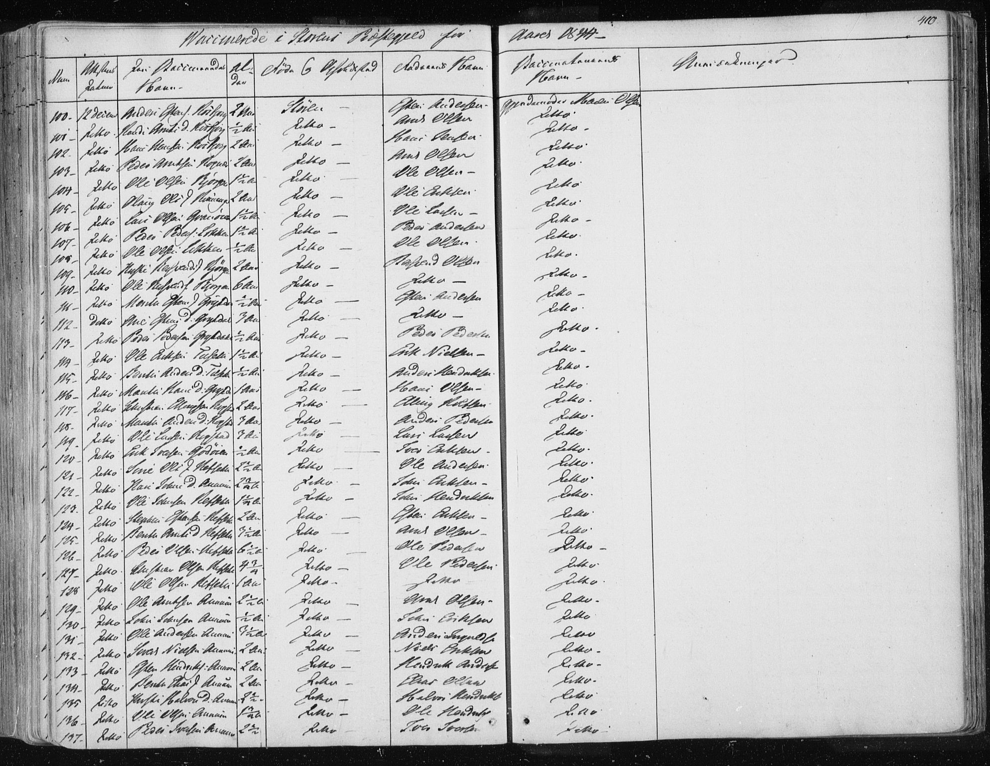 Ministerialprotokoller, klokkerbøker og fødselsregistre - Sør-Trøndelag, SAT/A-1456/687/L0997: Ministerialbok nr. 687A05 /1, 1843-1848, s. 410