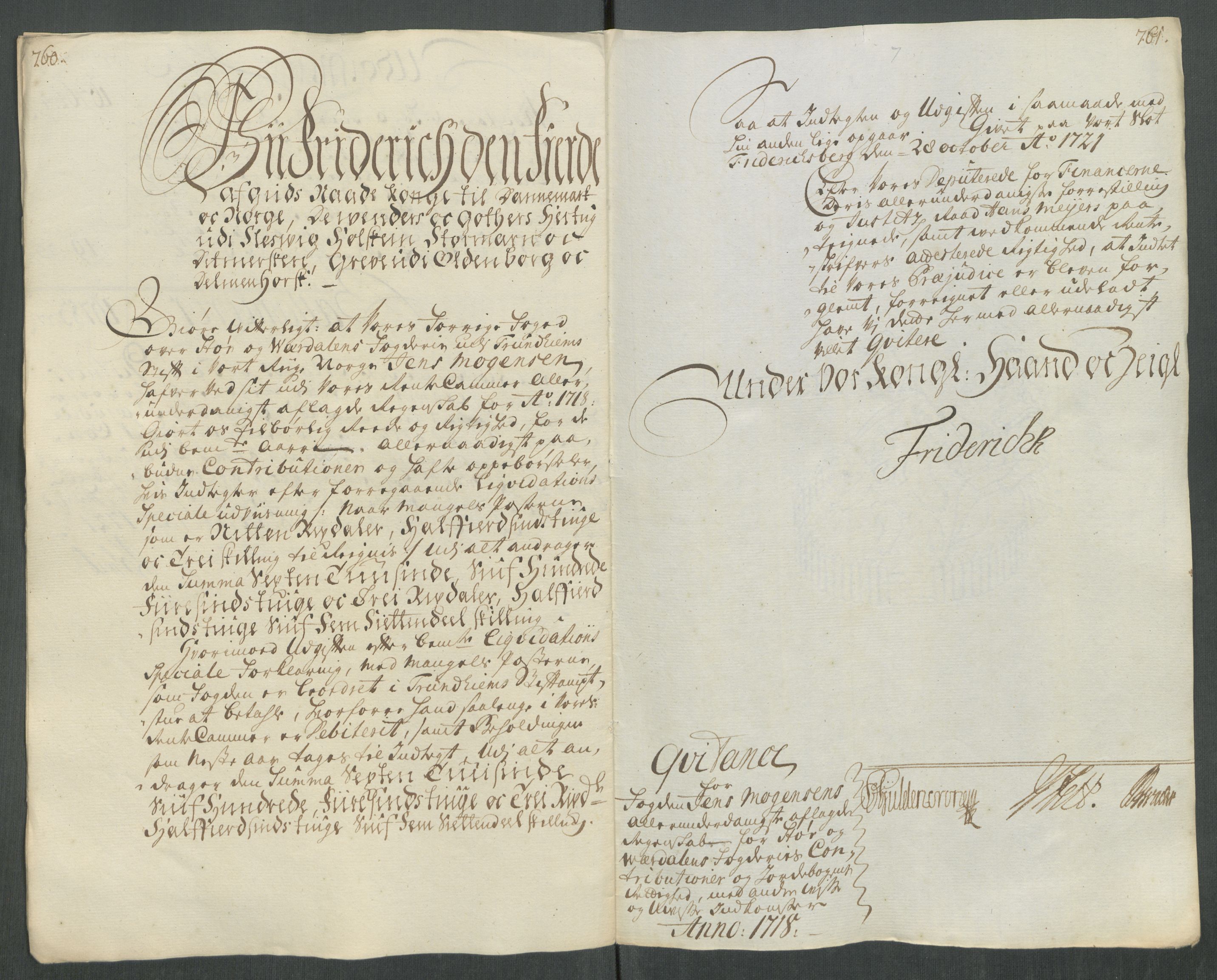 Rentekammeret inntil 1814, Reviderte regnskaper, Fogderegnskap, RA/EA-4092/R62/L4208: Fogderegnskap Stjørdal og Verdal, 1718, s. 16