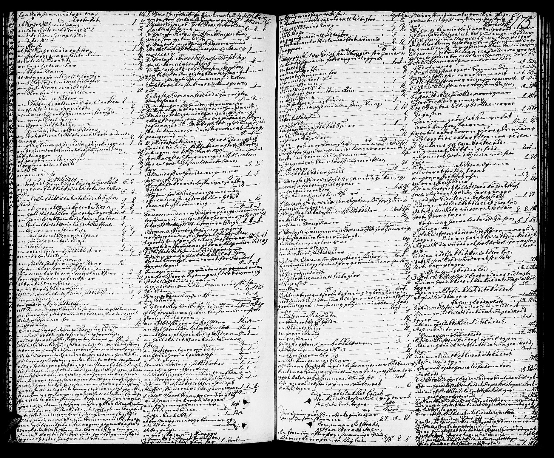 Orkdal sorenskriveri, SAT/A-4169/1/3/3Aa/L0007: Skifteprotokoller, 1767-1782, s. 174b-175a