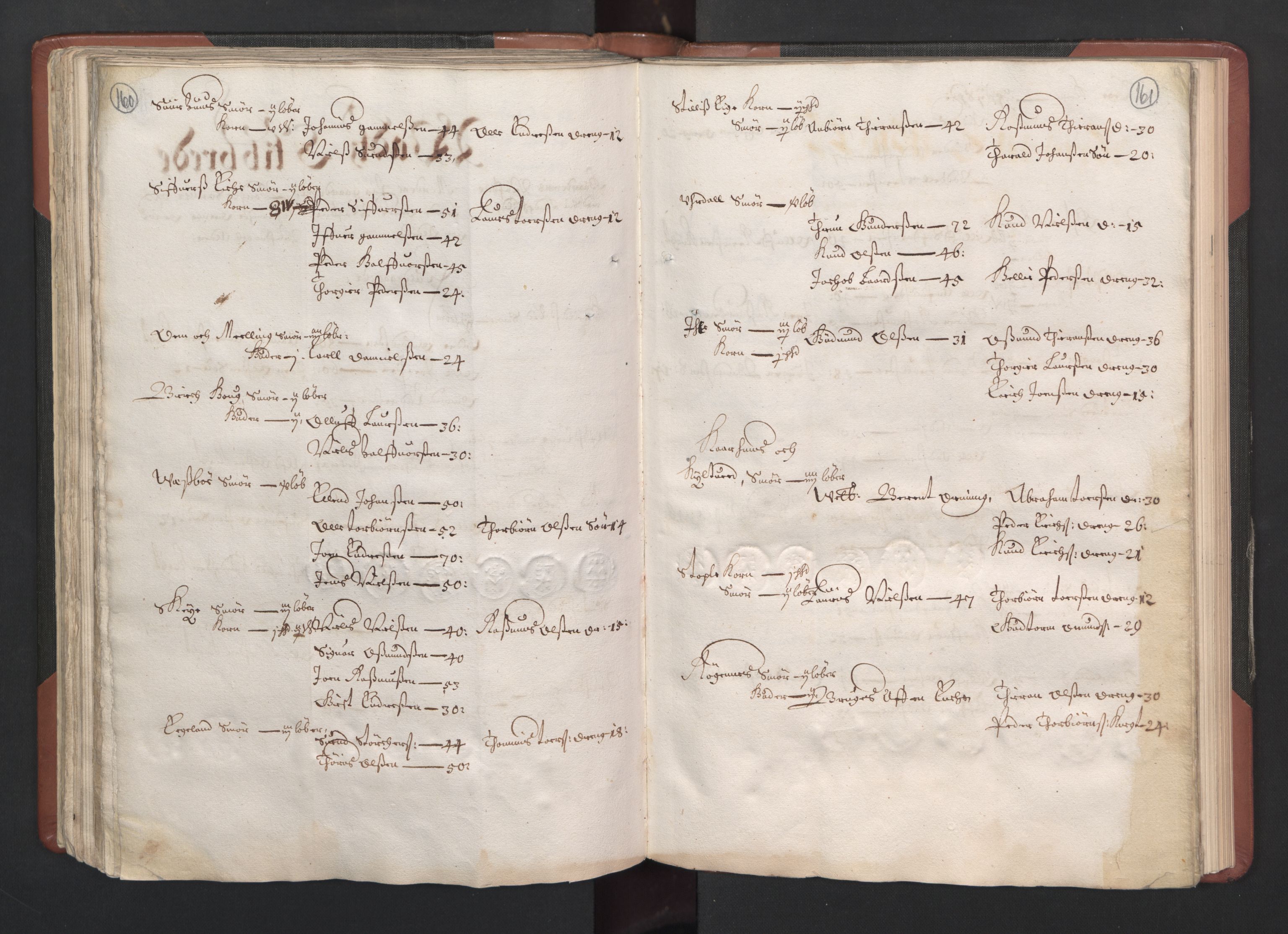 RA, Fogdenes og sorenskrivernes manntall 1664-1666, nr. 12: Ryfylke fogderi, 1664, s. 160-161