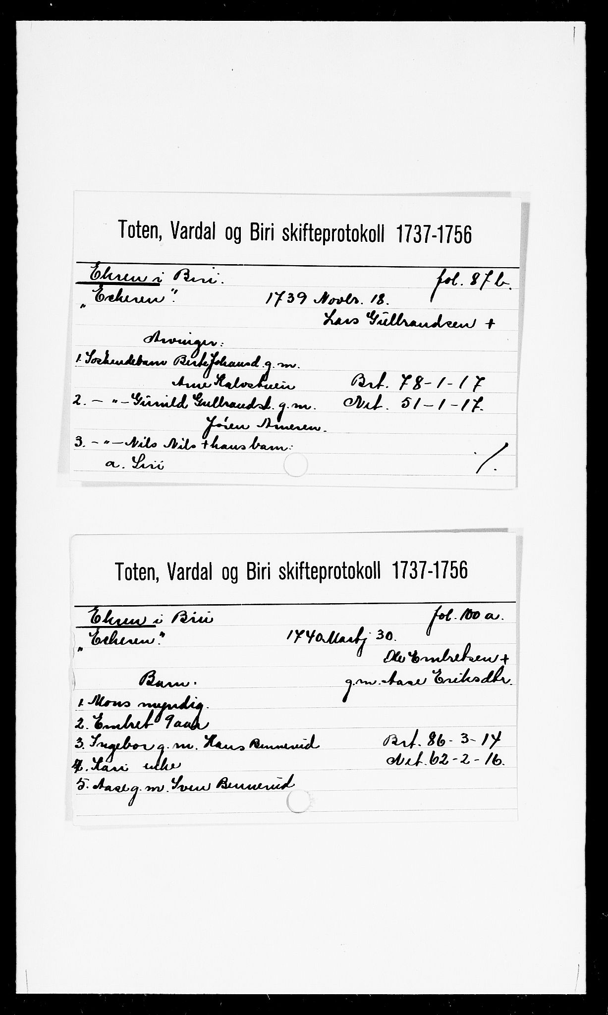 Toten tingrett, SAH/TING-006/J, 1657-1903, s. 24960
