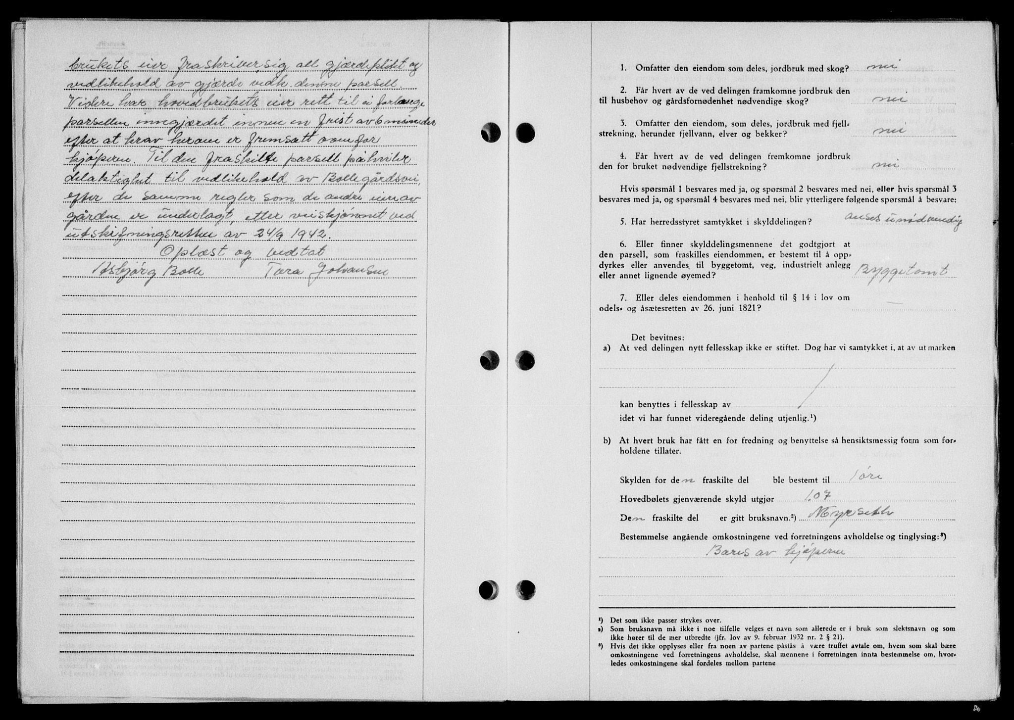 Lofoten sorenskriveri, SAT/A-0017/1/2/2C/L0020a: Pantebok nr. 20a, 1948-1949, Dagboknr: 2757/1948