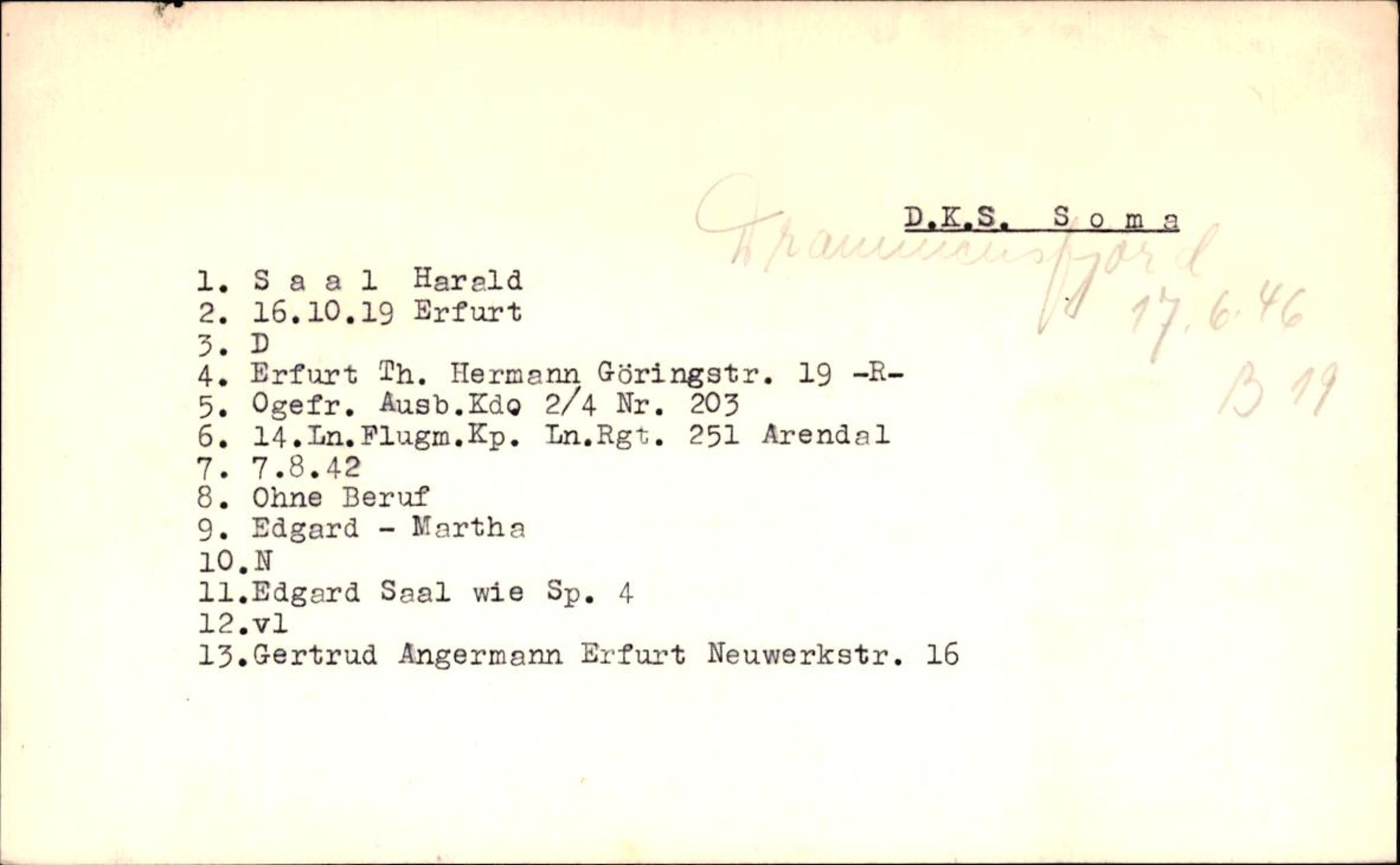 Hjemsendte tyskere , AV/RA-RAFA-6487/D/Db/L0023: Rosenthal-Schmick, 1945-1947, s. 358