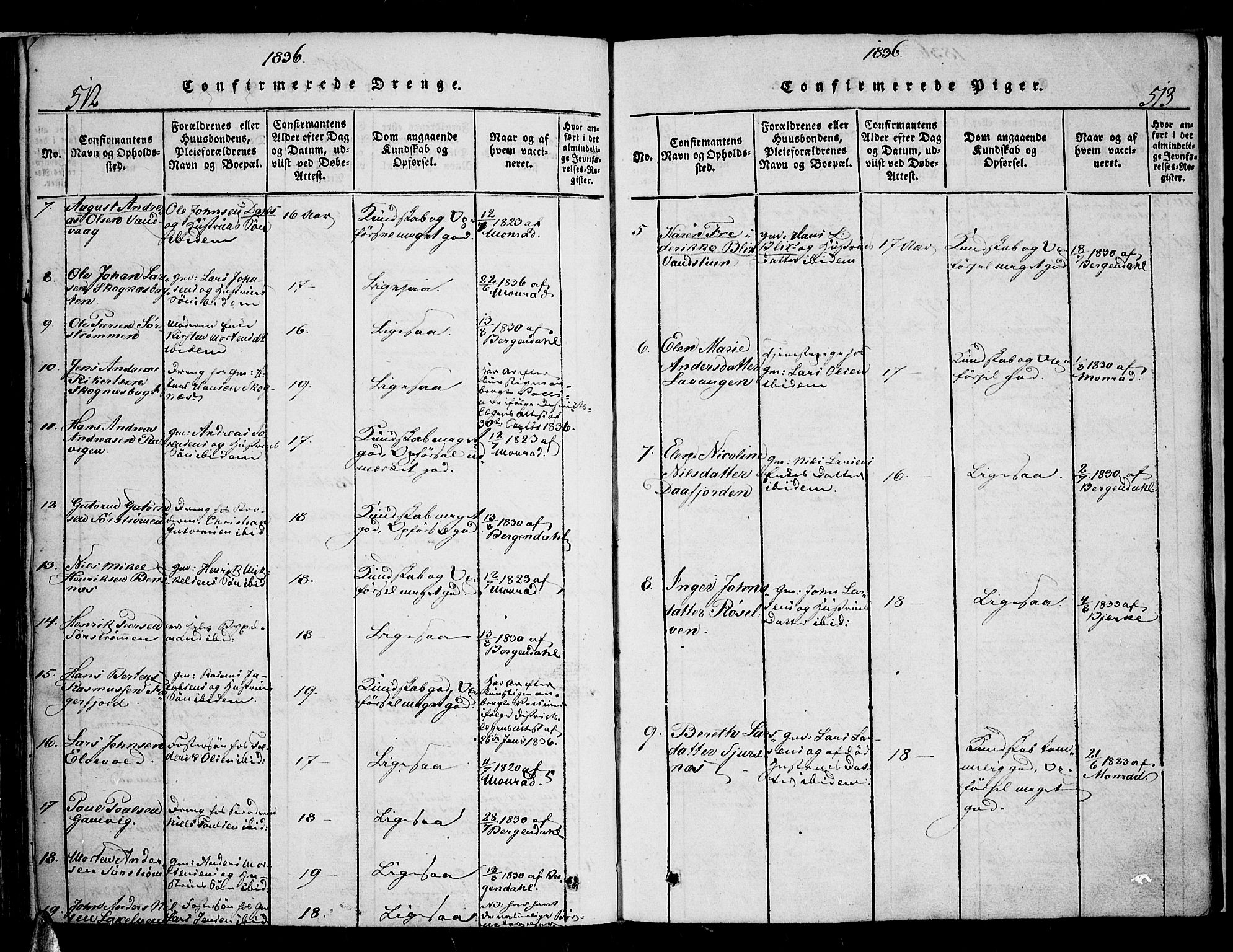 Karlsøy sokneprestembete, SATØ/S-1299/H/Ha/Haa/L0002kirke: Ministerialbok nr. 2, 1823-1842, s. 512-513