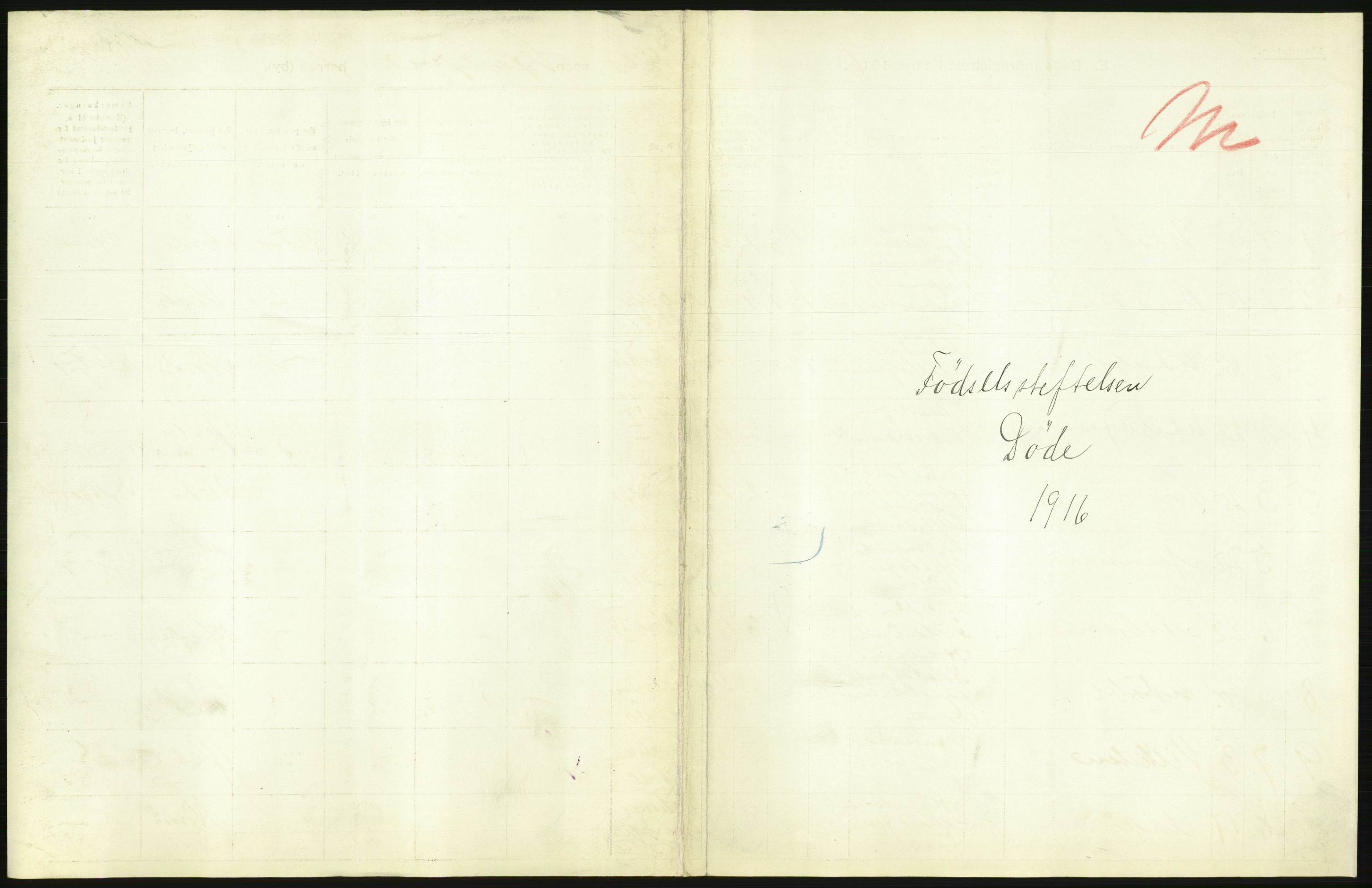 Statistisk sentralbyrå, Sosiodemografiske emner, Befolkning, RA/S-2228/D/Df/Dfb/Dfbf/L0009: Kristiania: Døde., 1916, s. 575