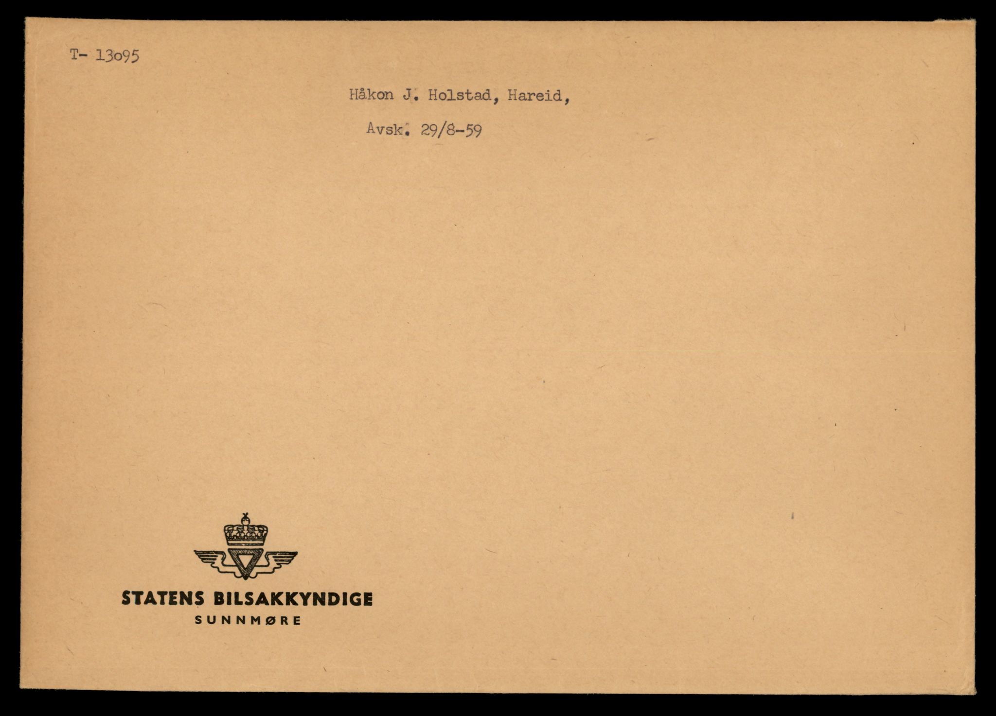 Møre og Romsdal vegkontor - Ålesund trafikkstasjon, AV/SAT-A-4099/F/Fe/L0037: Registreringskort for kjøretøy T 13031 - T 13179, 1927-1998, s. 1315