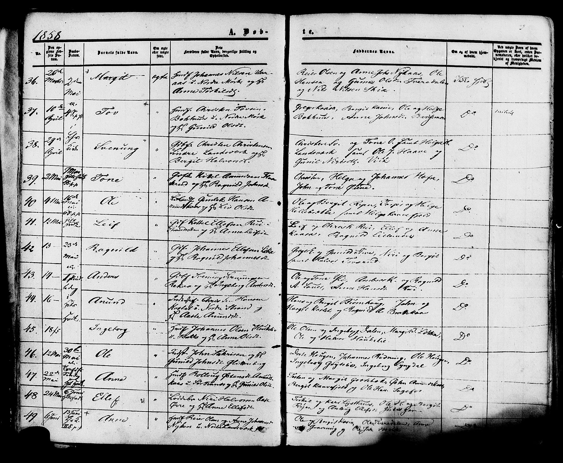 Heddal kirkebøker, AV/SAKO-A-268/F/Fa/L0007: Ministerialbok nr. I 7, 1855-1877, s. 29