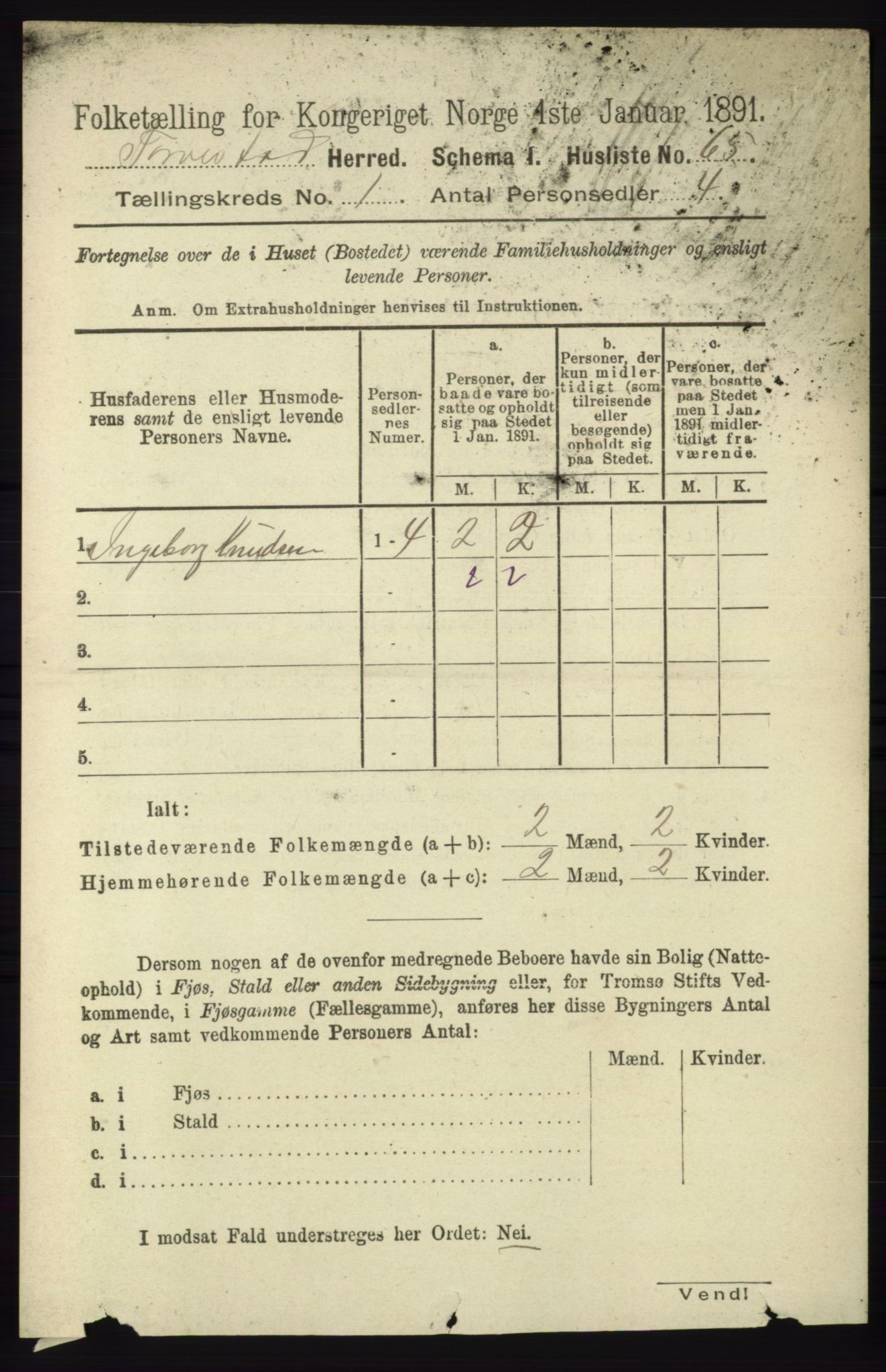 RA, Folketelling 1891 for 1152 Torvastad herred, 1891, s. 82