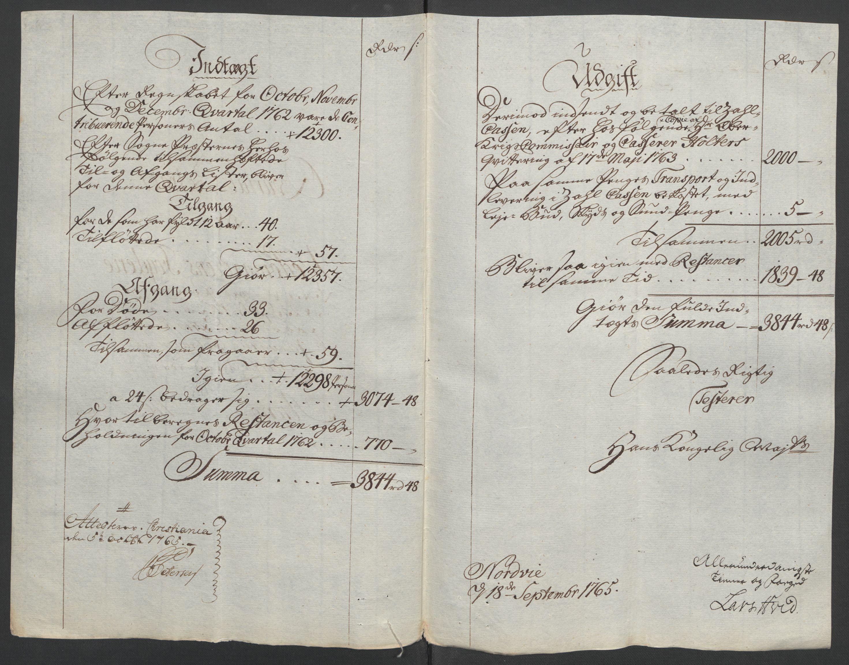 Rentekammeret inntil 1814, Reviderte regnskaper, Fogderegnskap, AV/RA-EA-4092/R16/L1147: Ekstraskatten Hedmark, 1763-1764, s. 24