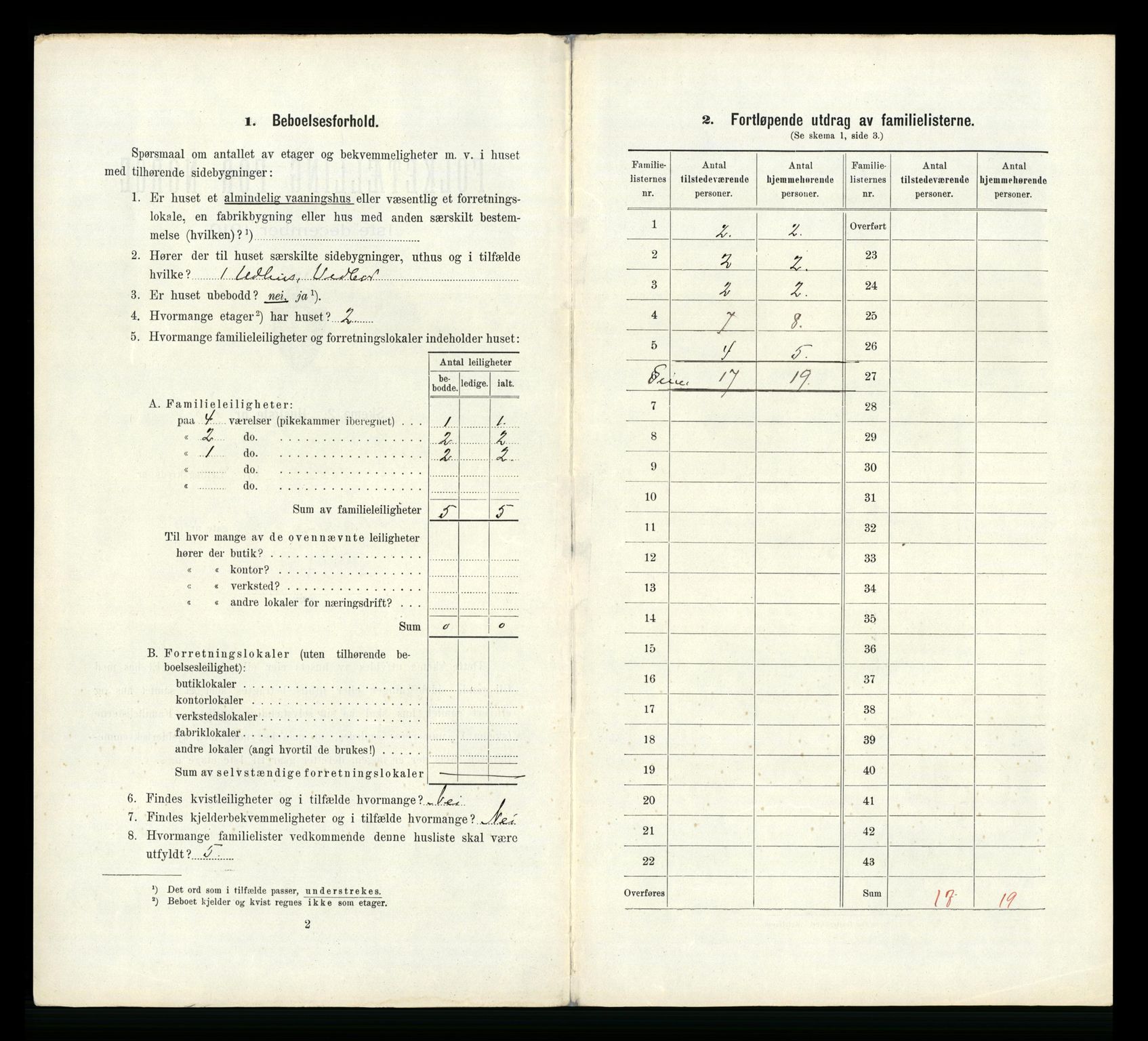 RA, Folketelling 1910 for 1703 Namsos ladested, 1910, s. 1303