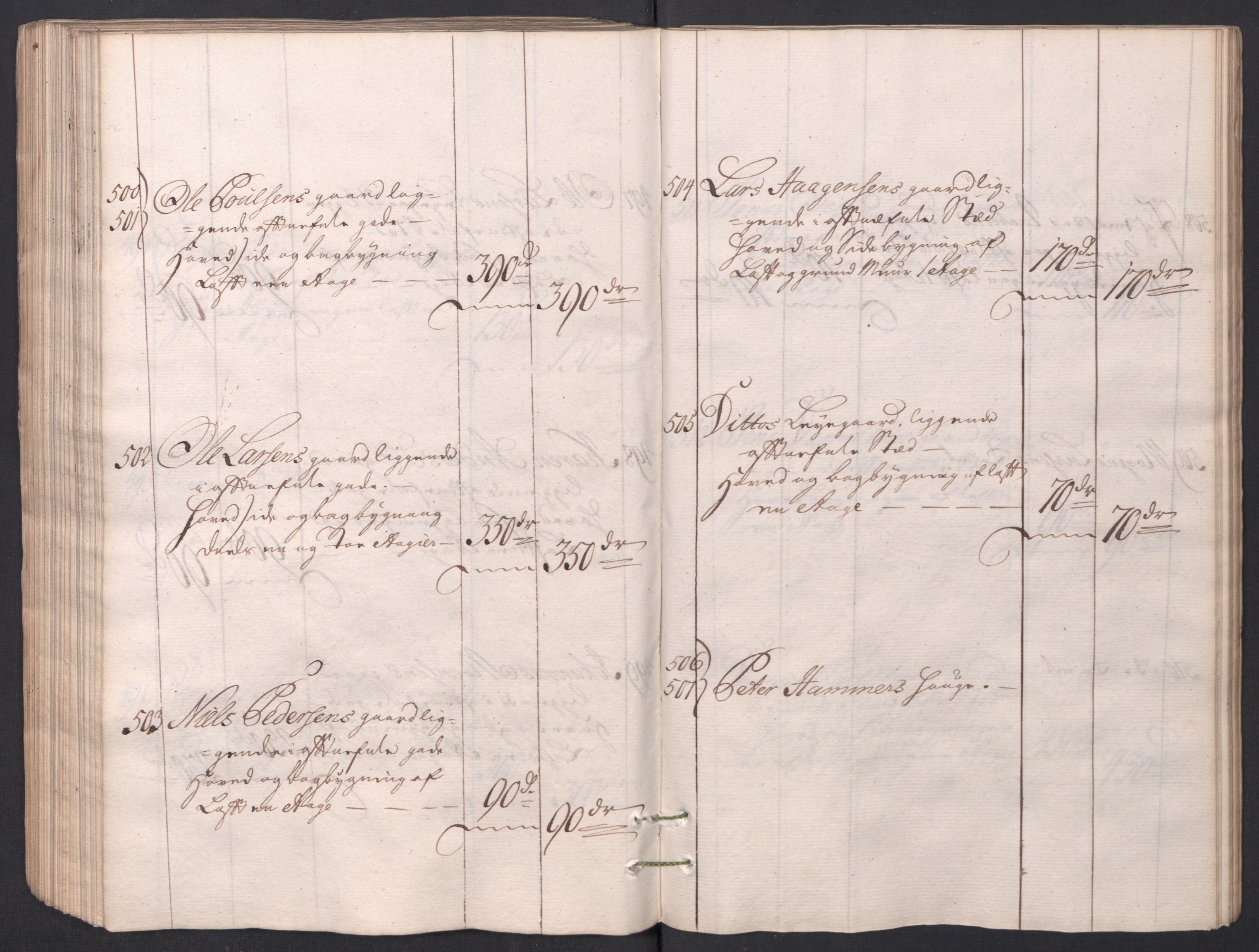 Kristiania stiftamt, AV/SAO-A-10386/I/Ia/L0001/0002: Branntakster / Christiania, 1766-1767