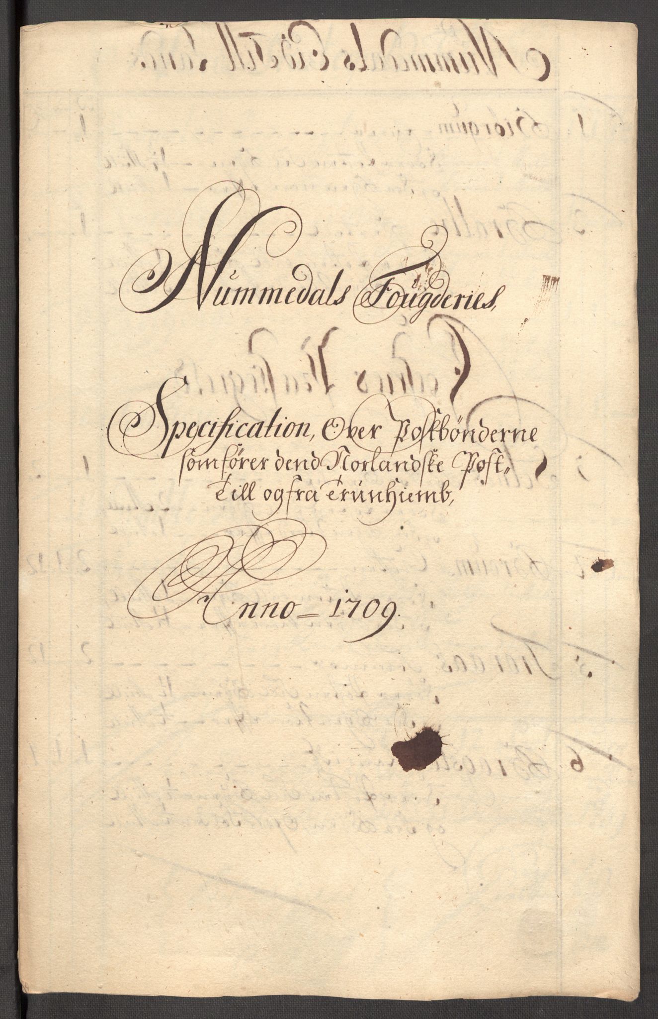 Rentekammeret inntil 1814, Reviderte regnskaper, Fogderegnskap, RA/EA-4092/R64/L4431: Fogderegnskap Namdal, 1709-1710, s. 168