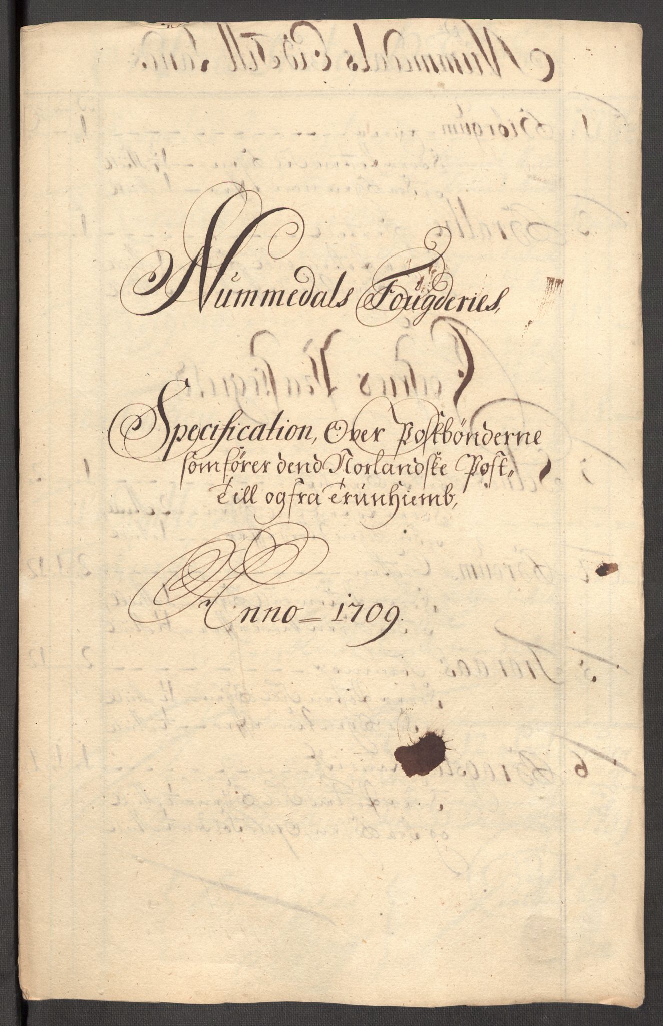 Rentekammeret inntil 1814, Reviderte regnskaper, Fogderegnskap, AV/RA-EA-4092/R64/L4431: Fogderegnskap Namdal, 1709-1710, s. 168