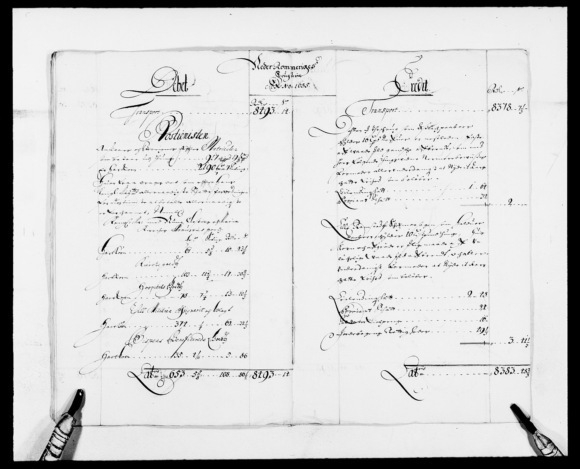 Rentekammeret inntil 1814, Reviderte regnskaper, Fogderegnskap, AV/RA-EA-4092/R11/L0571: Fogderegnskap Nedre Romerike, 1683-1685, s. 332