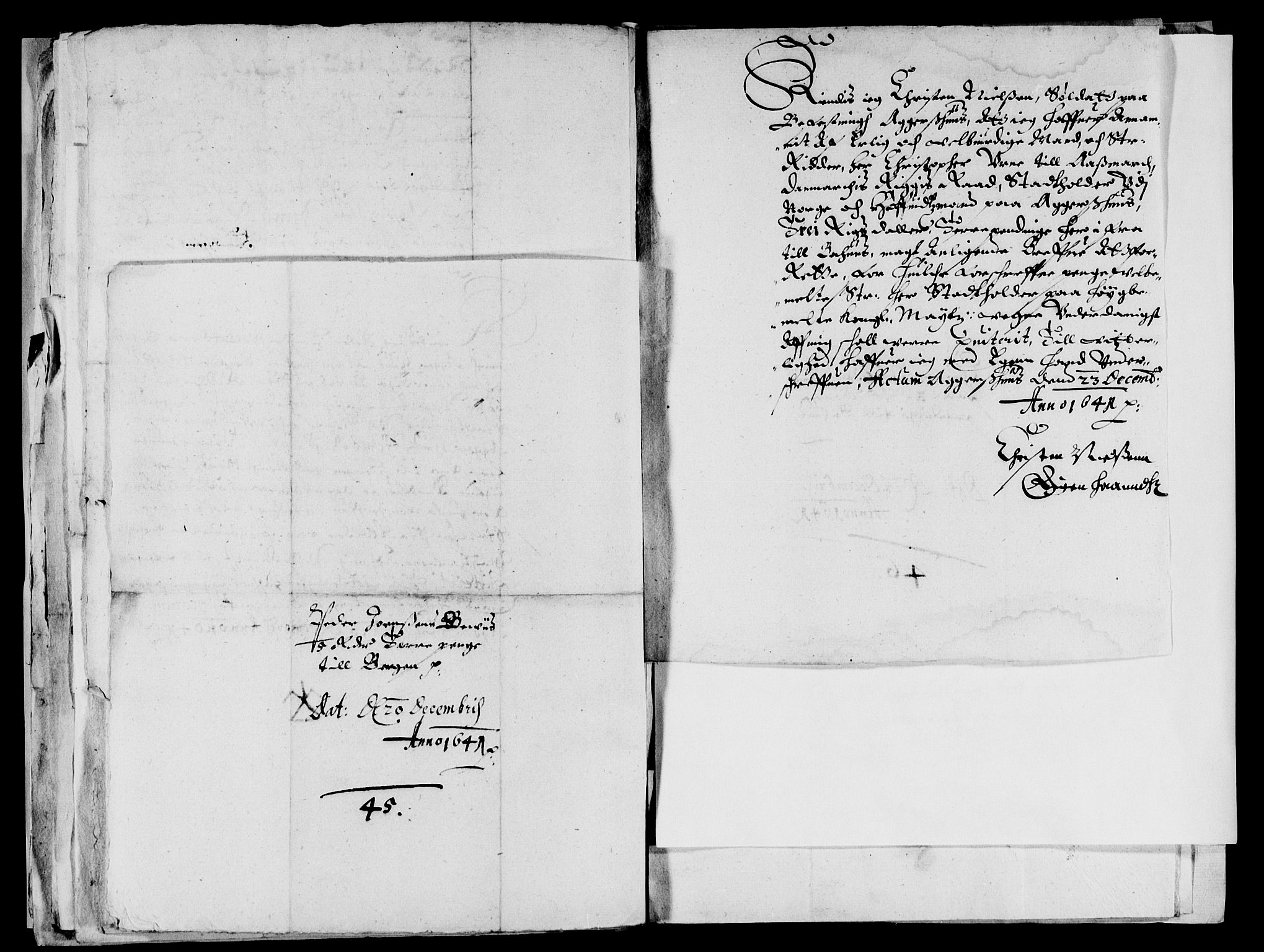 Rentekammeret inntil 1814, Reviderte regnskaper, Lensregnskaper, AV/RA-EA-5023/R/Rb/Rba/L0157: Akershus len, 1641-1642