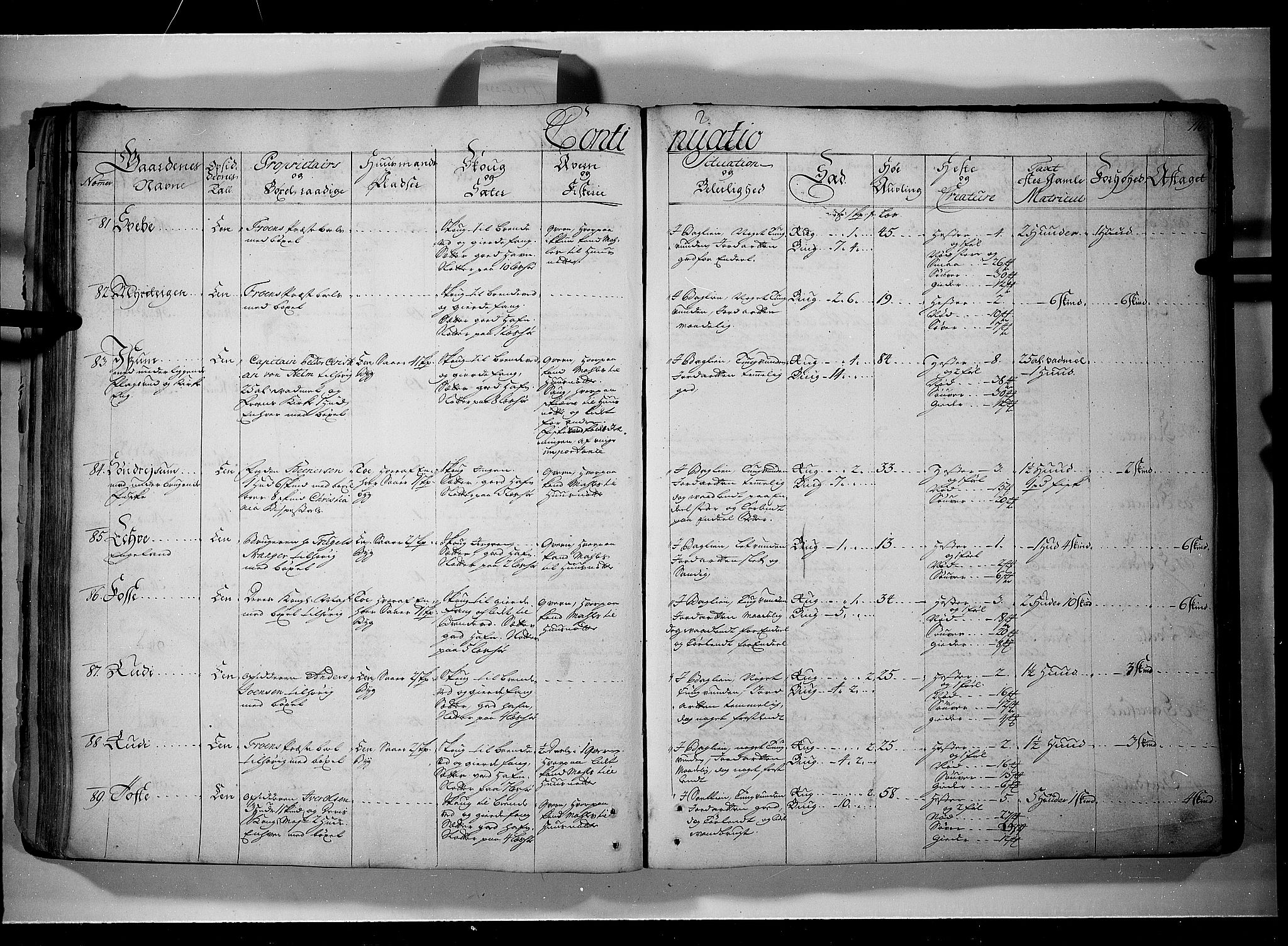 Rentekammeret inntil 1814, Realistisk ordnet avdeling, AV/RA-EA-4070/N/Nb/Nbf/L0107: Gudbrandsdalen eksaminasjonsprotokoll, 1723, s. 115b-116a