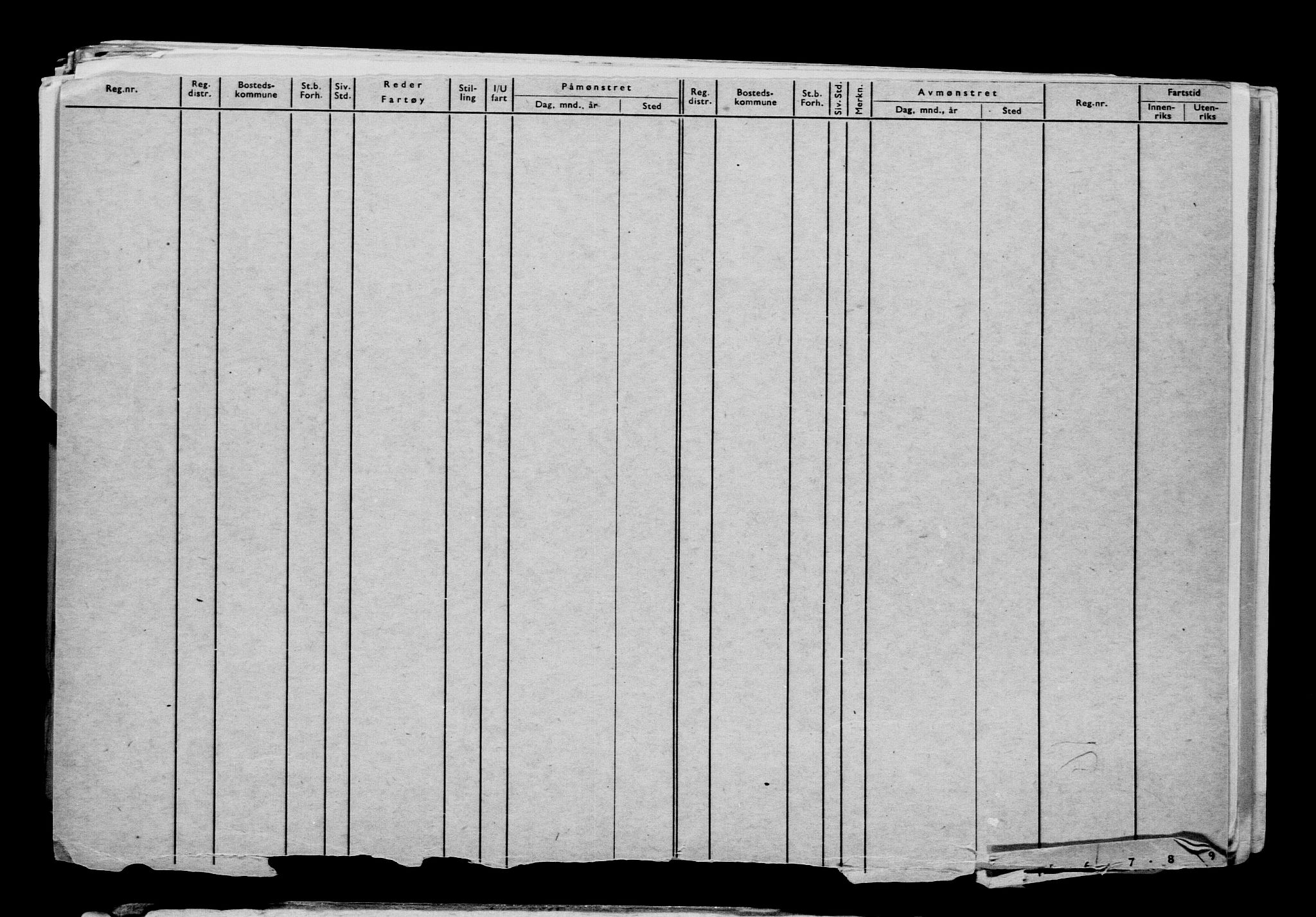 Direktoratet for sjømenn, AV/RA-S-3545/G/Gb/L0197: Hovedkort, 1921, s. 132