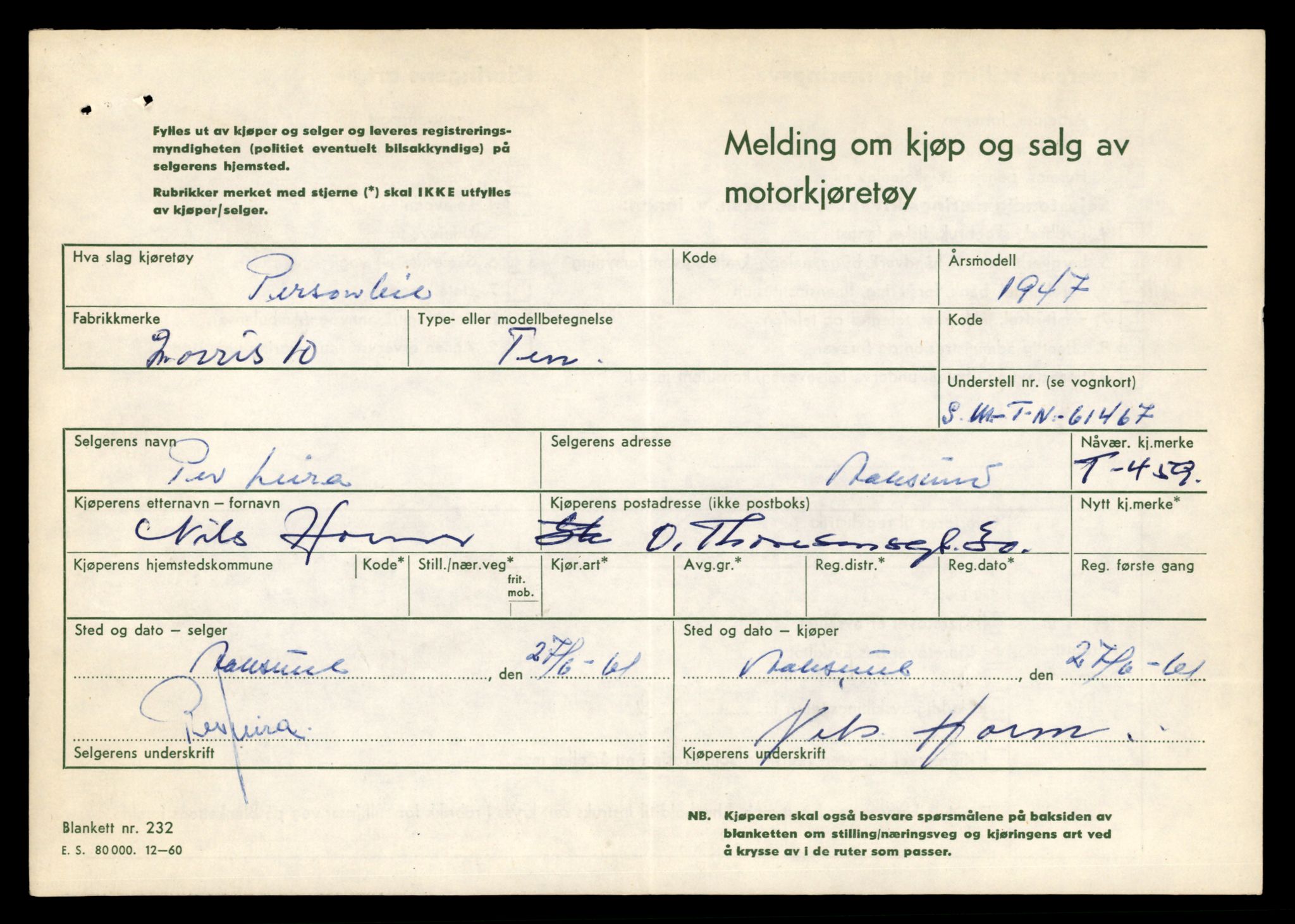 Møre og Romsdal vegkontor - Ålesund trafikkstasjon, SAT/A-4099/F/Fe/L0005: Registreringskort for kjøretøy T 443 - T 546, 1927-1998, s. 2081