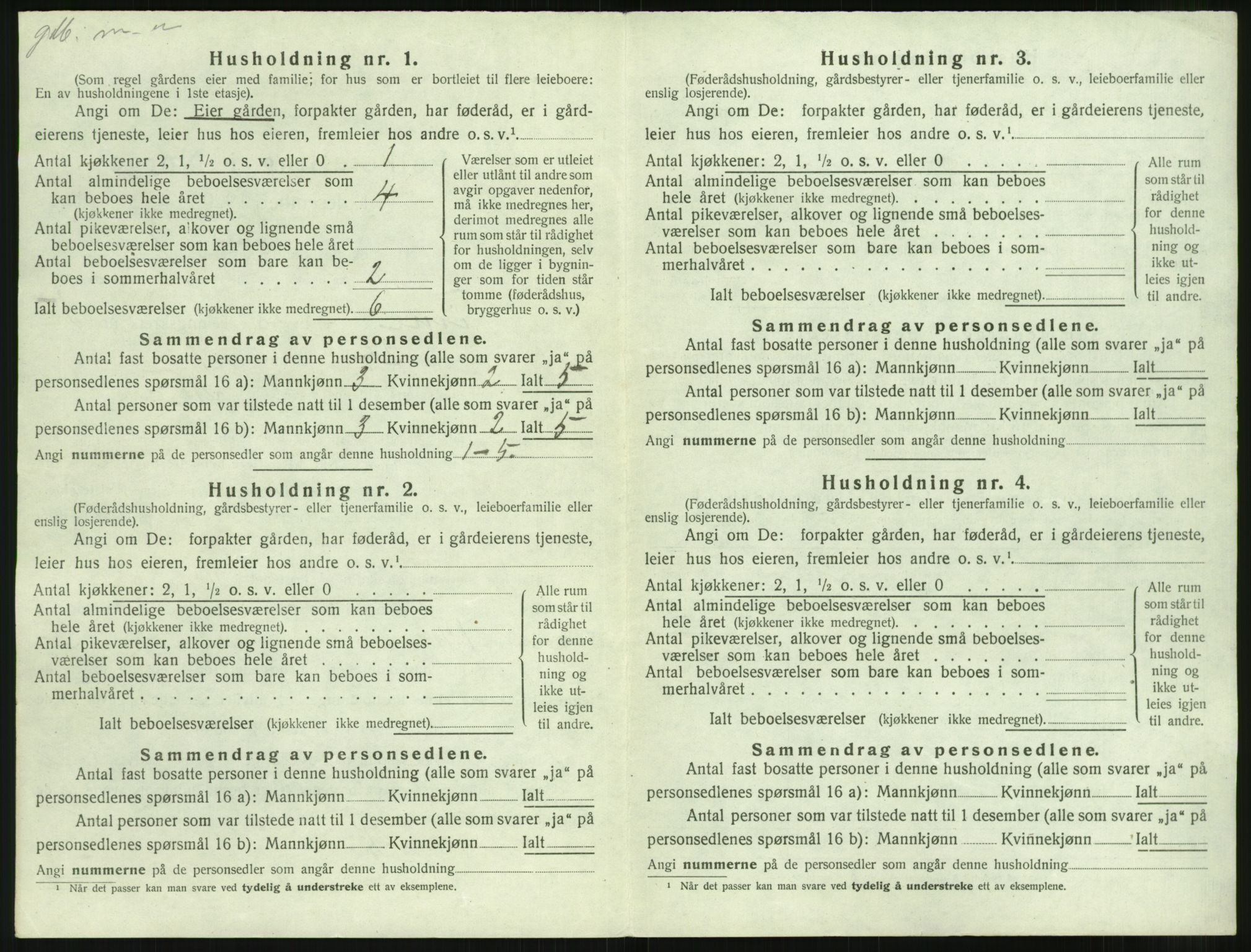 SAST, Folketelling 1920 for 1121 Time herred, 1920, s. 842