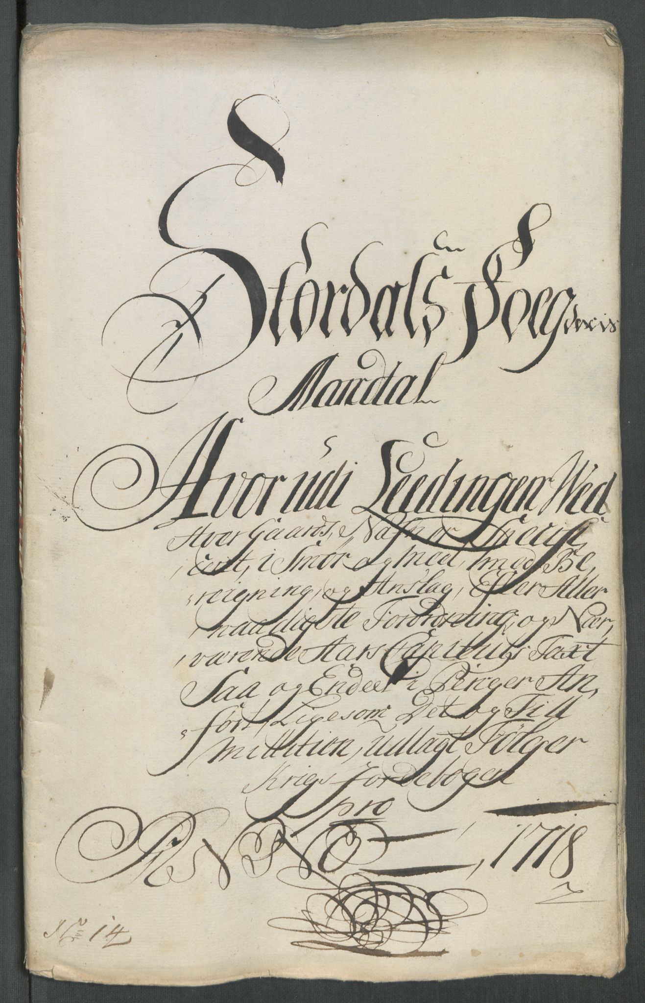 Rentekammeret inntil 1814, Reviderte regnskaper, Fogderegnskap, RA/EA-4092/R62/L4208: Fogderegnskap Stjørdal og Verdal, 1718, s. 194