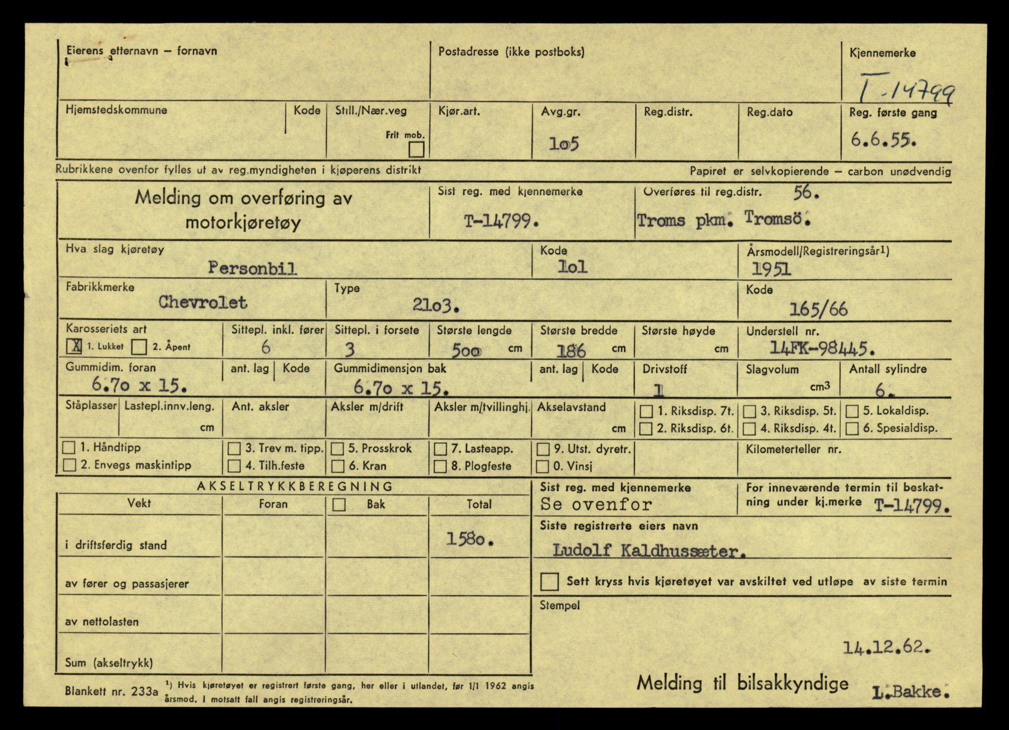 Møre og Romsdal vegkontor - Ålesund trafikkstasjon, AV/SAT-A-4099/F/Fe/L0048: Registreringskort for kjøretøy T 14721 - T 14863, 1927-1998, s. 1639
