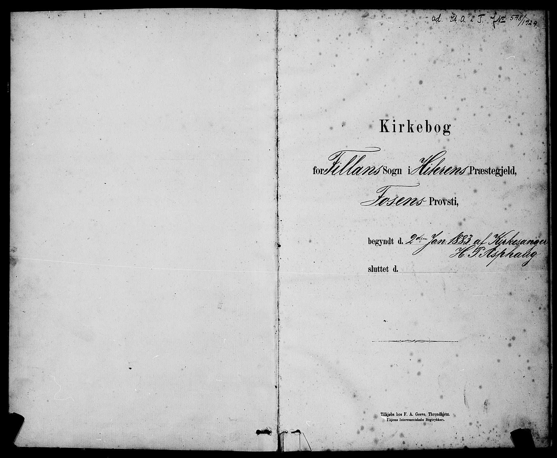 Ministerialprotokoller, klokkerbøker og fødselsregistre - Sør-Trøndelag, SAT/A-1456/637/L0562: Klokkerbok nr. 637C03, 1883-1898