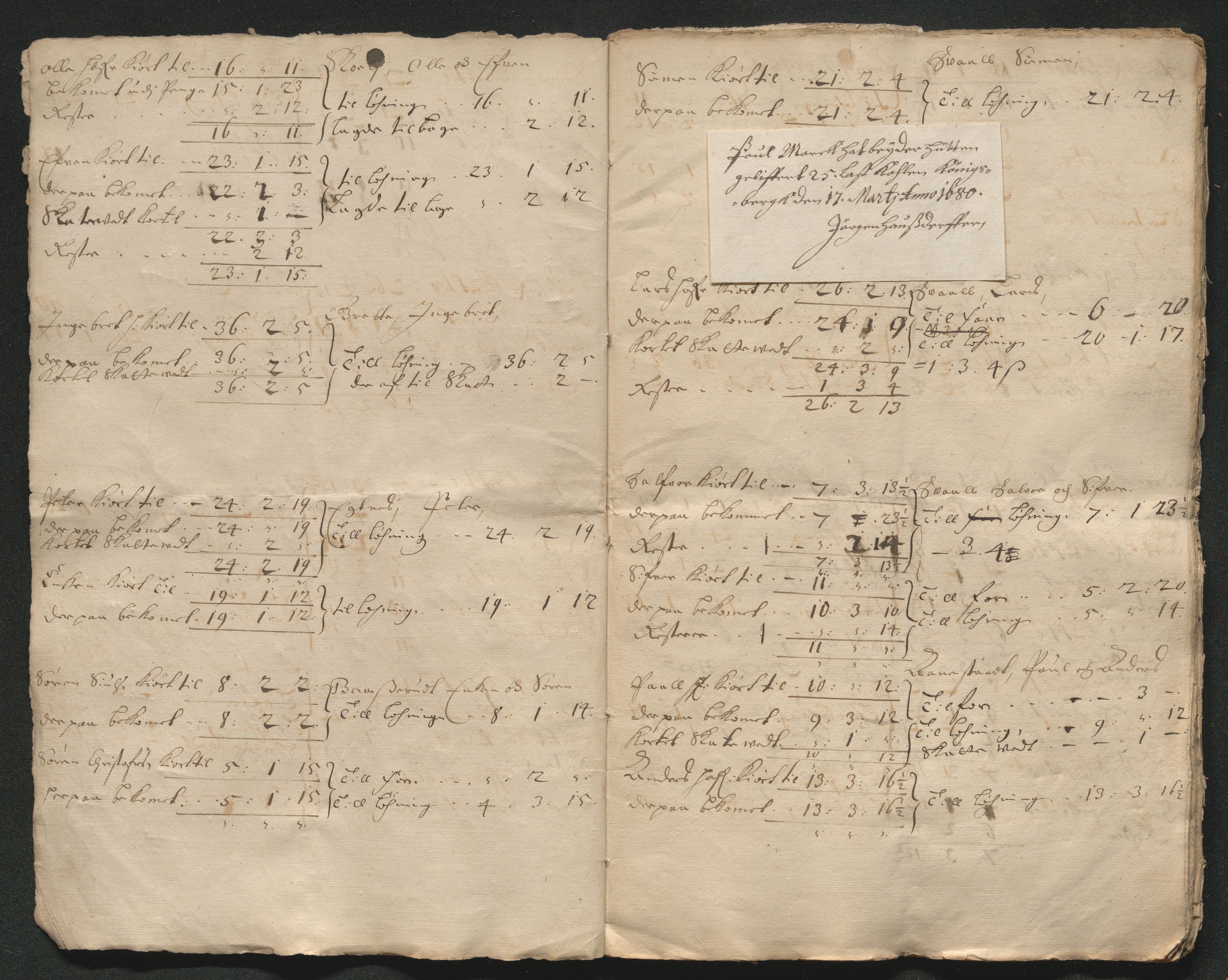 Kongsberg Sølvverk 1623-1816, AV/SAKO-EA-3135/001/D/Dc/Dcd/L0046: Utgiftsregnskap for gruver m.m., 1679, s. 194