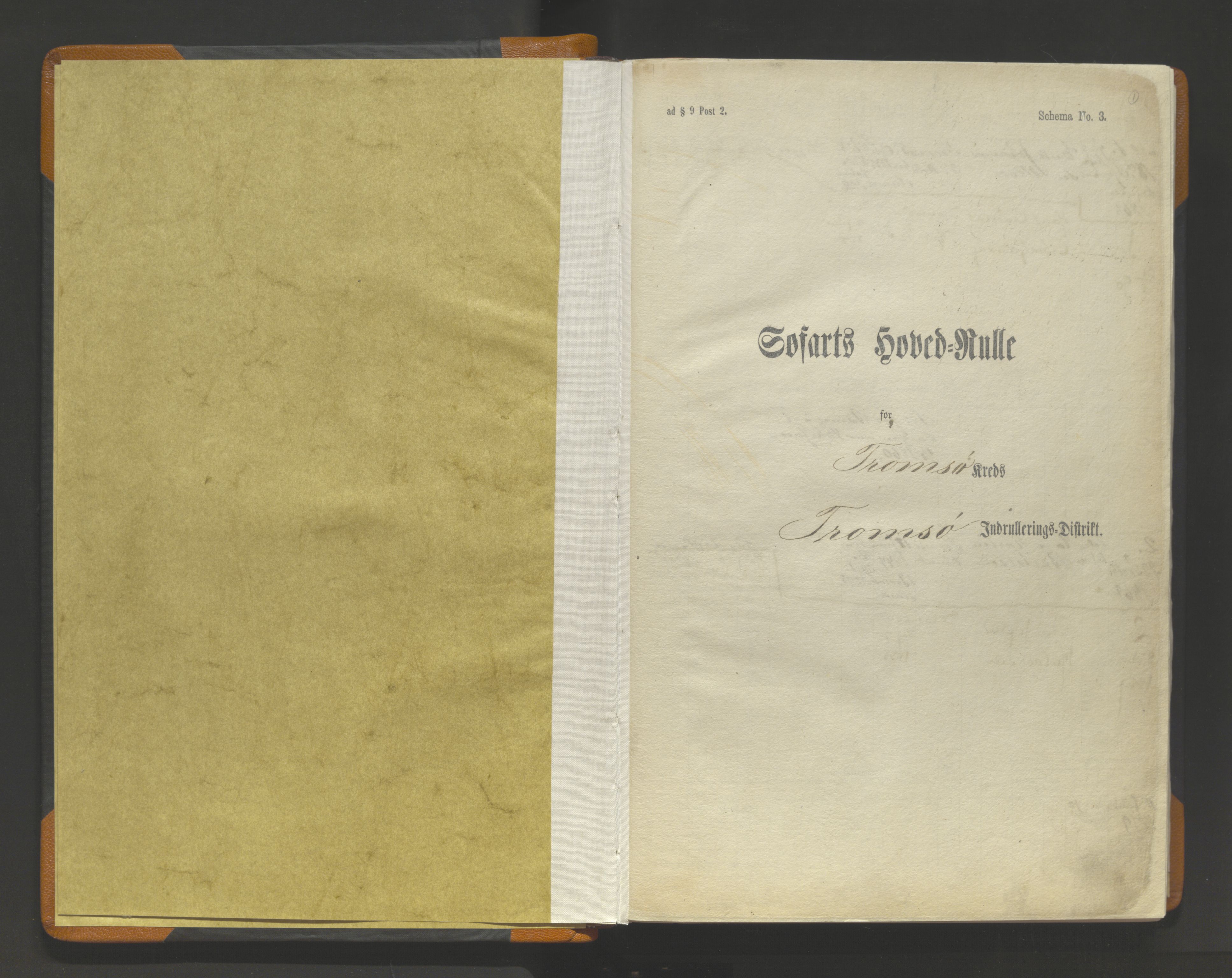 Tromsø sjømannskontor/innrullerings-/mønstringsdistrikt, AV/SATØ-S-0243/F/Fb/L0014: Sjøfartsrulle (hovedrulle). Nr. 1-620, 1868-1906, s. 1