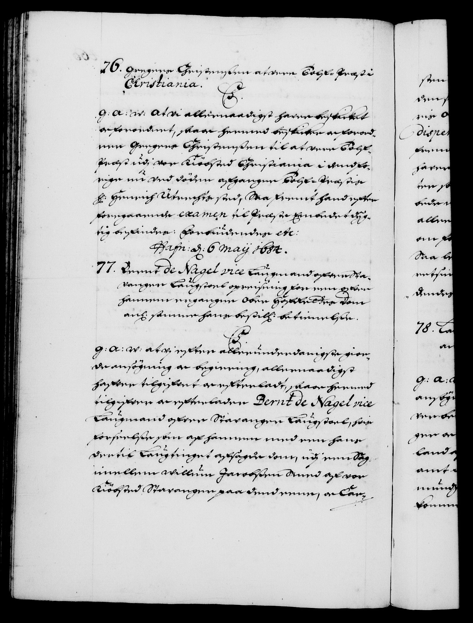 Danske Kanselli 1572-1799, AV/RA-EA-3023/F/Fc/Fca/Fcaa/L0013: Norske registre (mikrofilm), 1681-1684, s. 460b