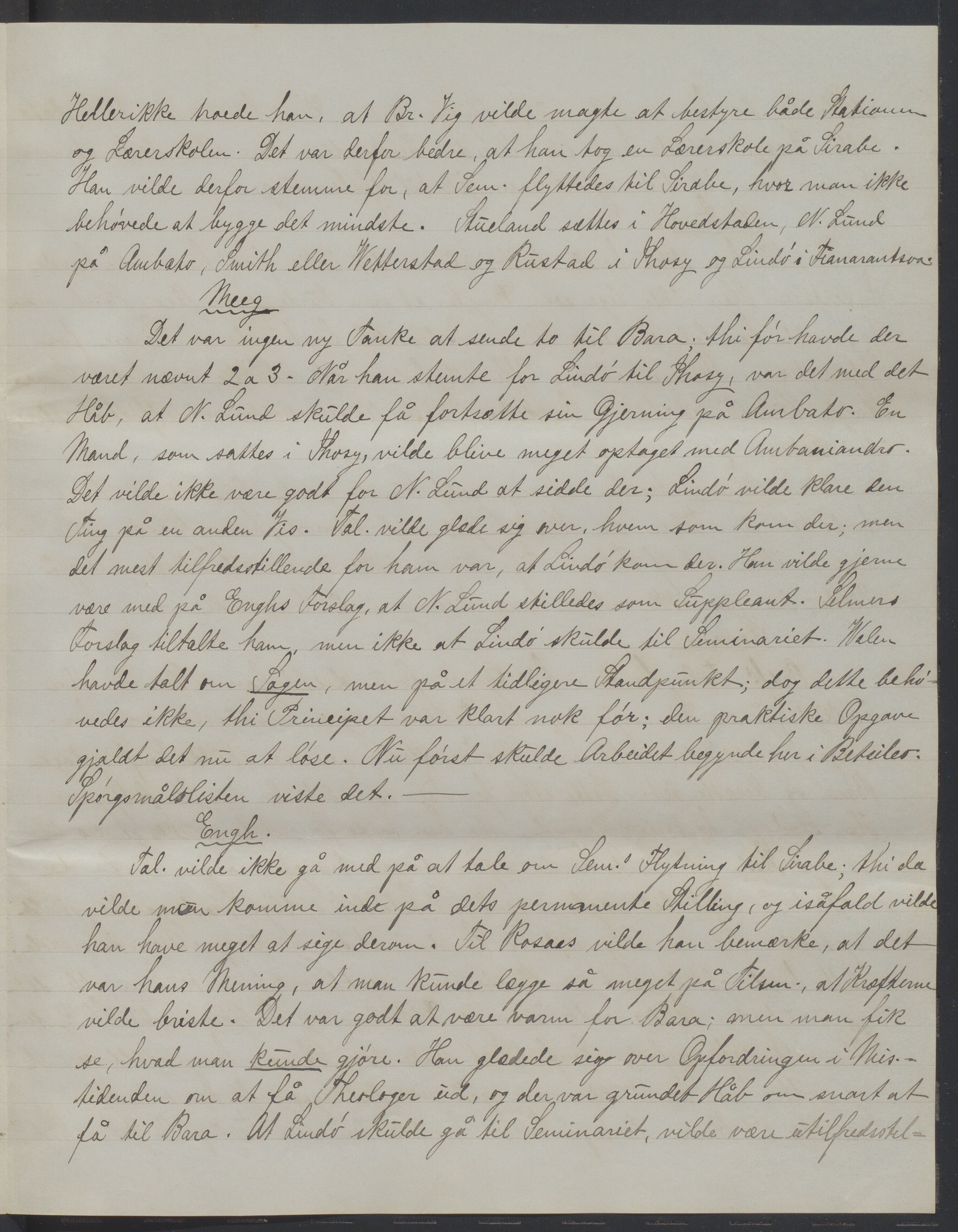 Det Norske Misjonsselskap - hovedadministrasjonen, VID/MA-A-1045/D/Da/Daa/L0038/0001: Konferansereferat og årsberetninger / Konferansereferat fra Madagaskar Innland., 1890