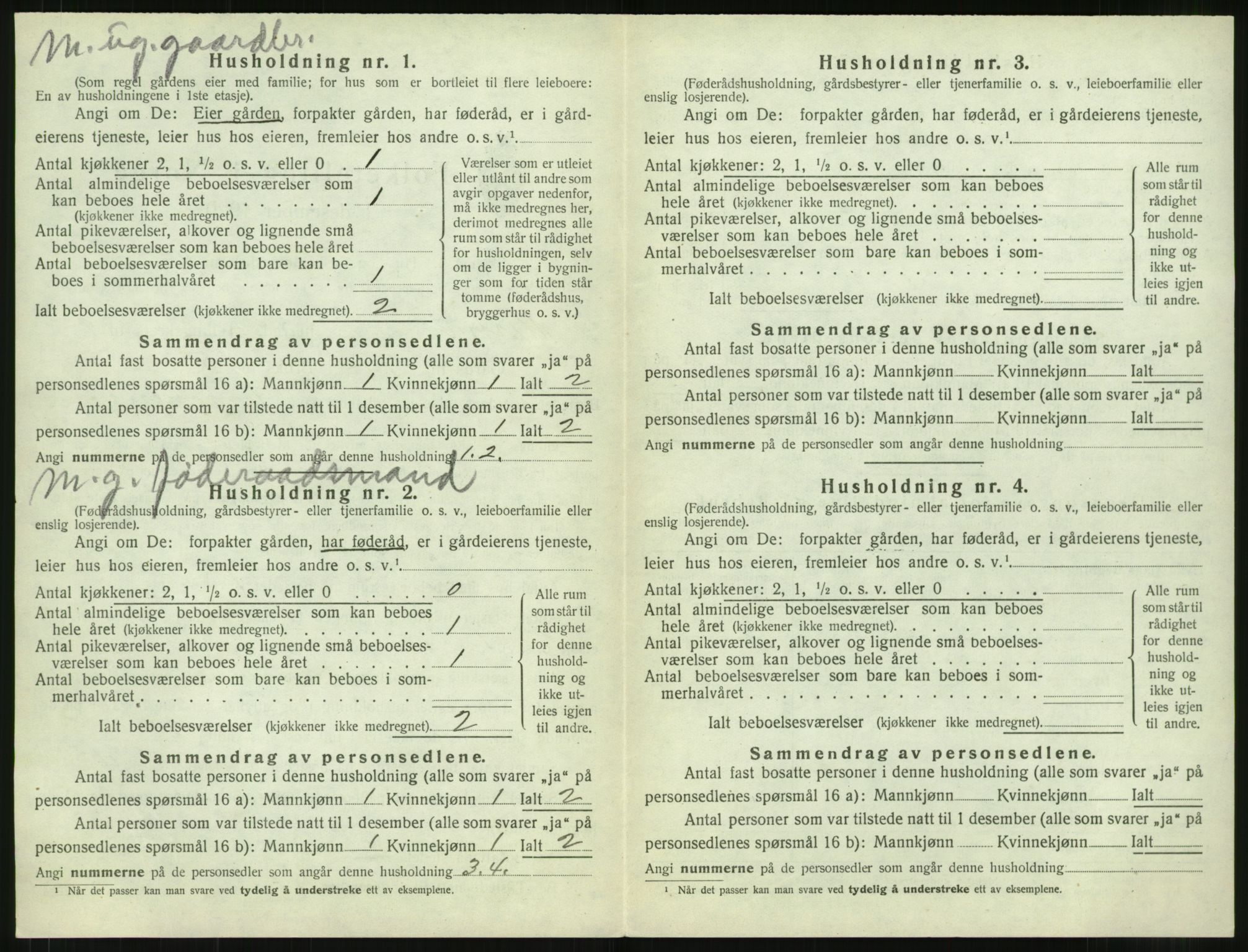 SAT, Folketelling 1920 for 1535 Vestnes herred, 1920, s. 1020