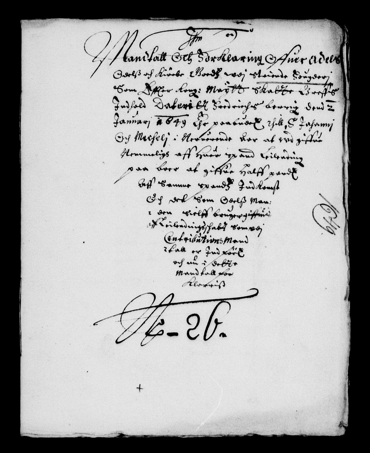 Rentekammeret inntil 1814, Reviderte regnskaper, Lensregnskaper, AV/RA-EA-5023/R/Rb/Rbw/L0097: Trondheim len, 1649
