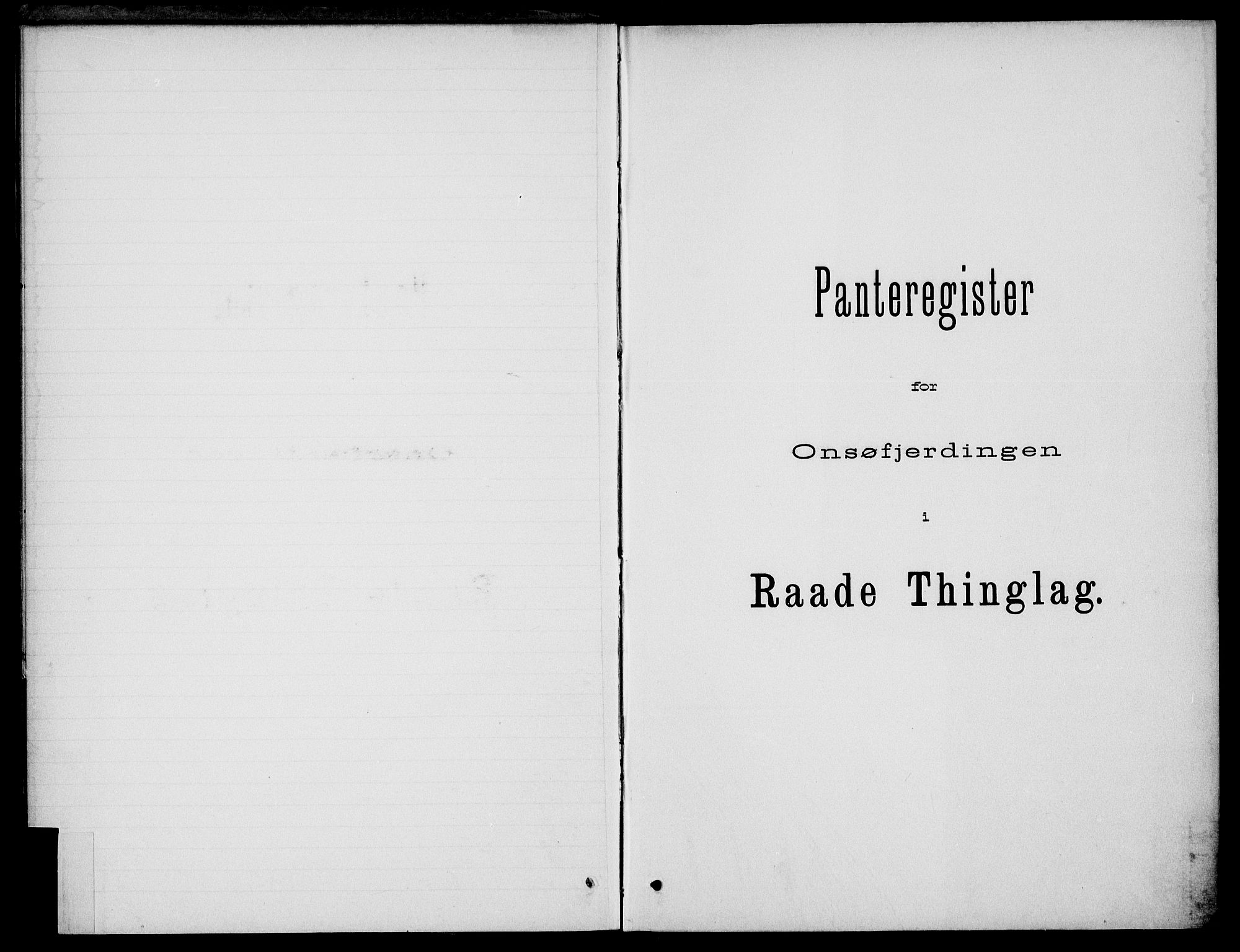 Moss sorenskriveri, SAO/A-10168: Panteregister nr. IV 2, 1818-1939