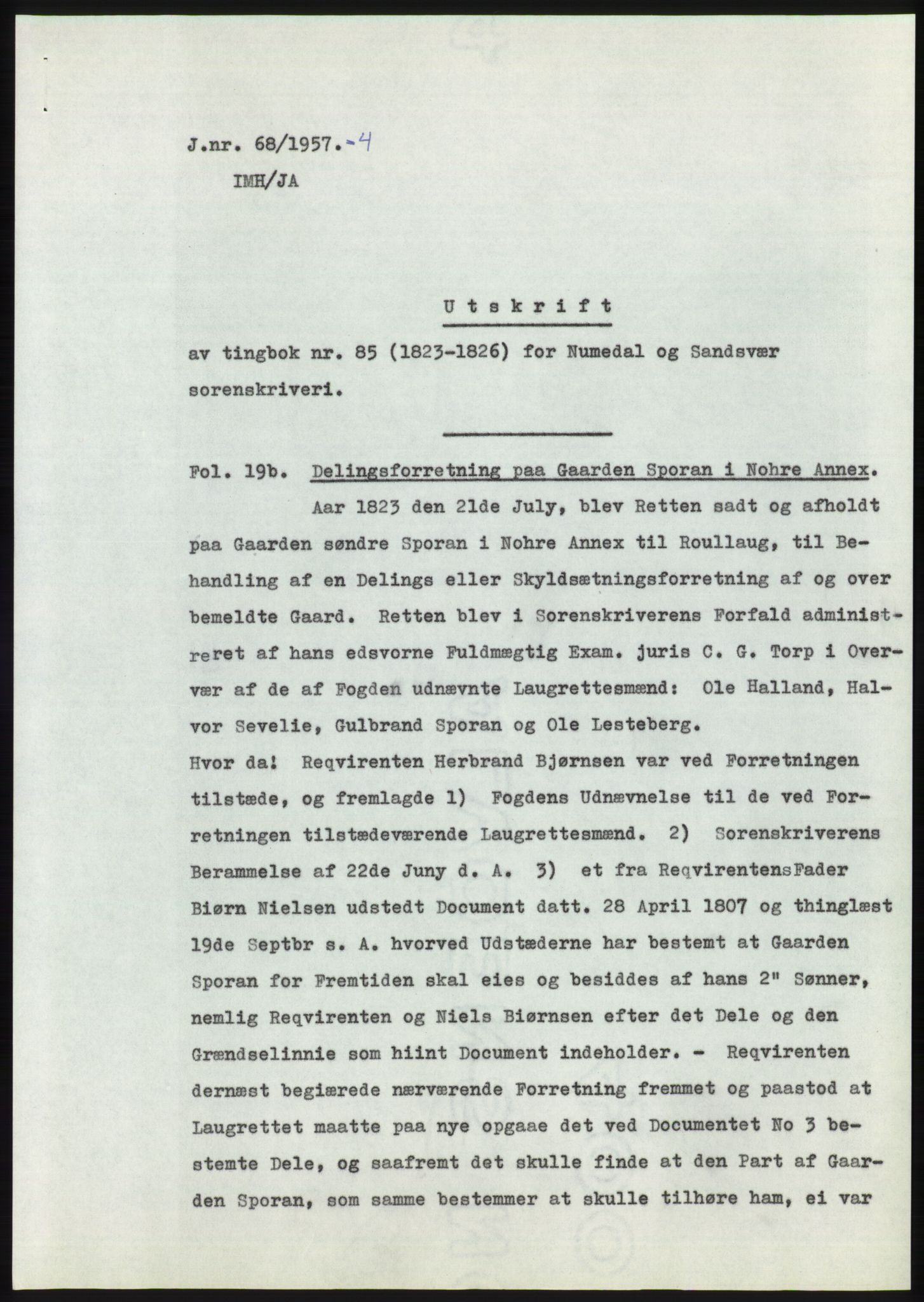 Statsarkivet i Kongsberg, SAKO/A-0001, 1956-1957, s. 116